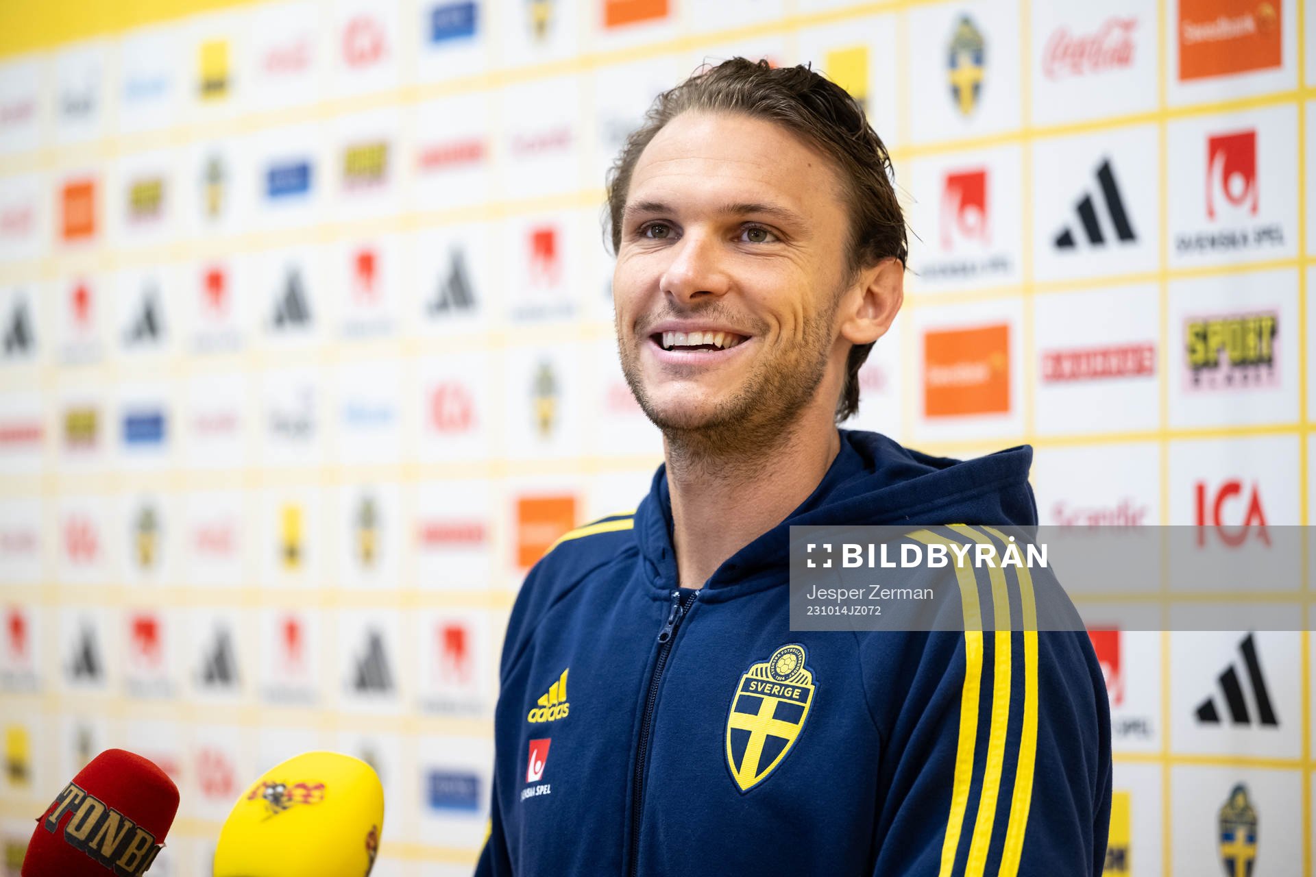 Albin Ekdal of the Swedish football national team