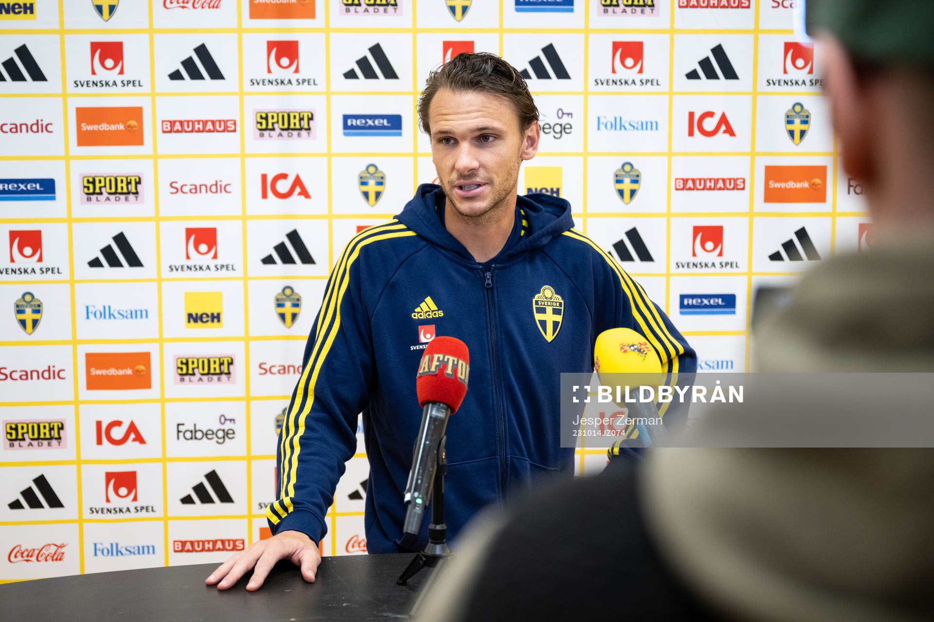 Albin Ekdal of the Swedish football national team