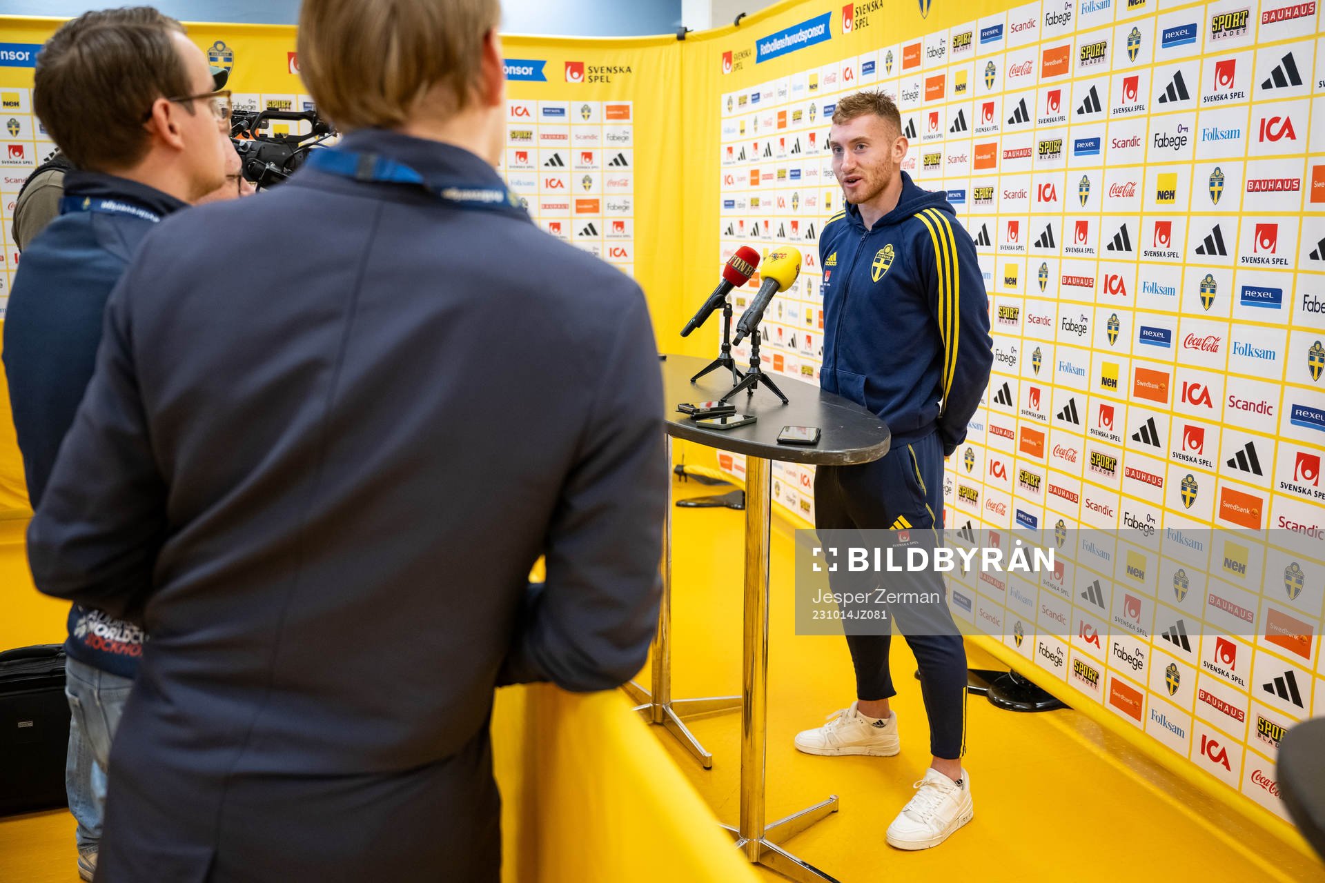 Dejan Kulusevski of the Swedish football national team