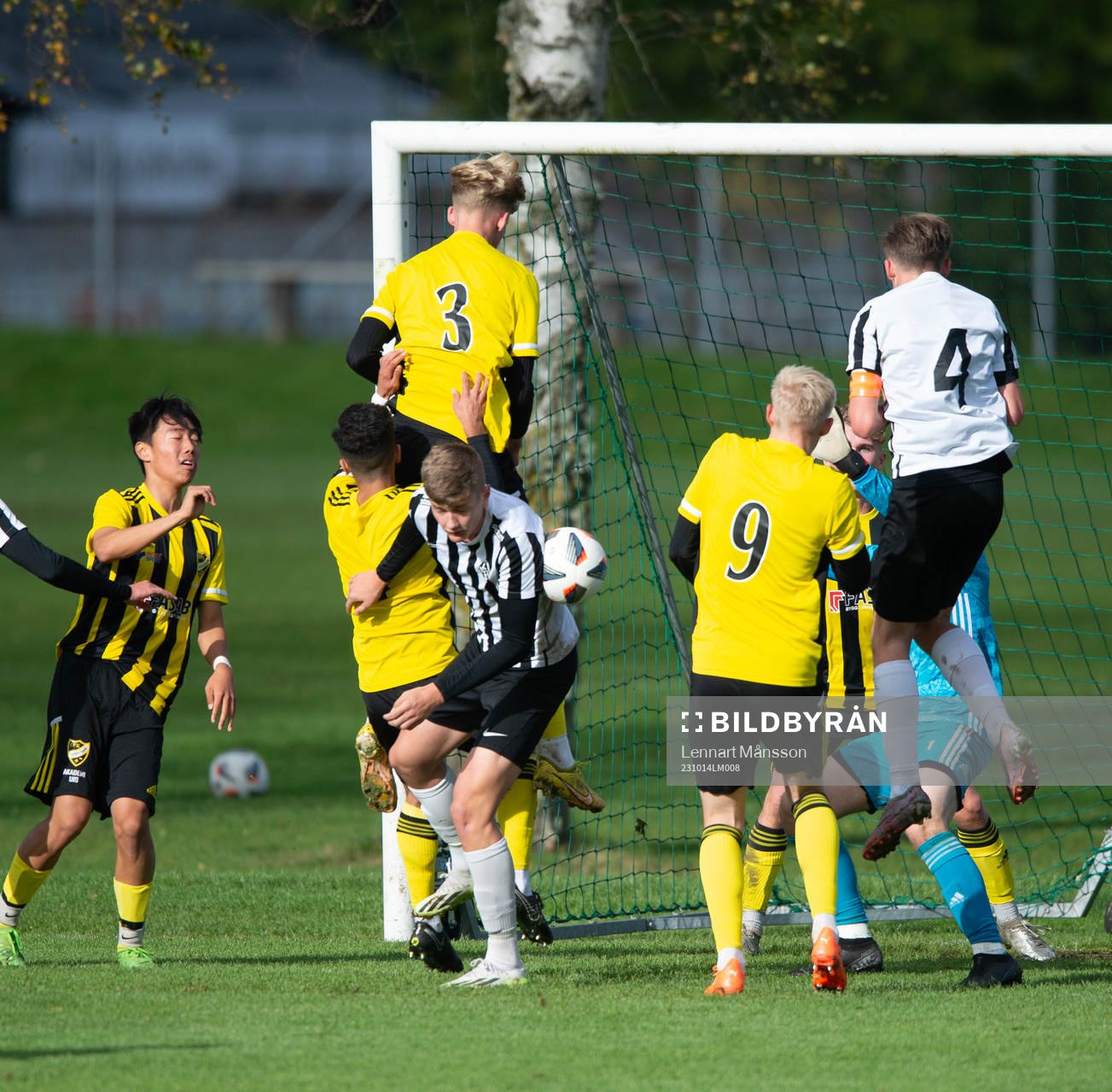 Hörna i matchen i div. 1 för P17, region 1, mellan IFK
