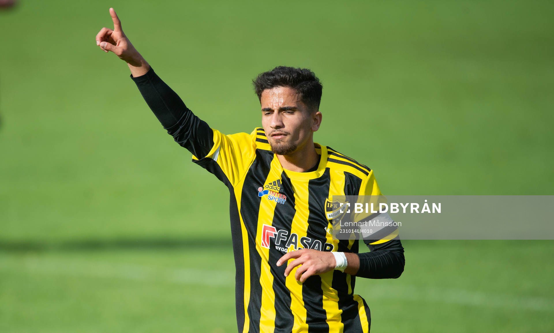 IFK Hässleholms Jan Al Salo i matchen i div. 1 för P17,