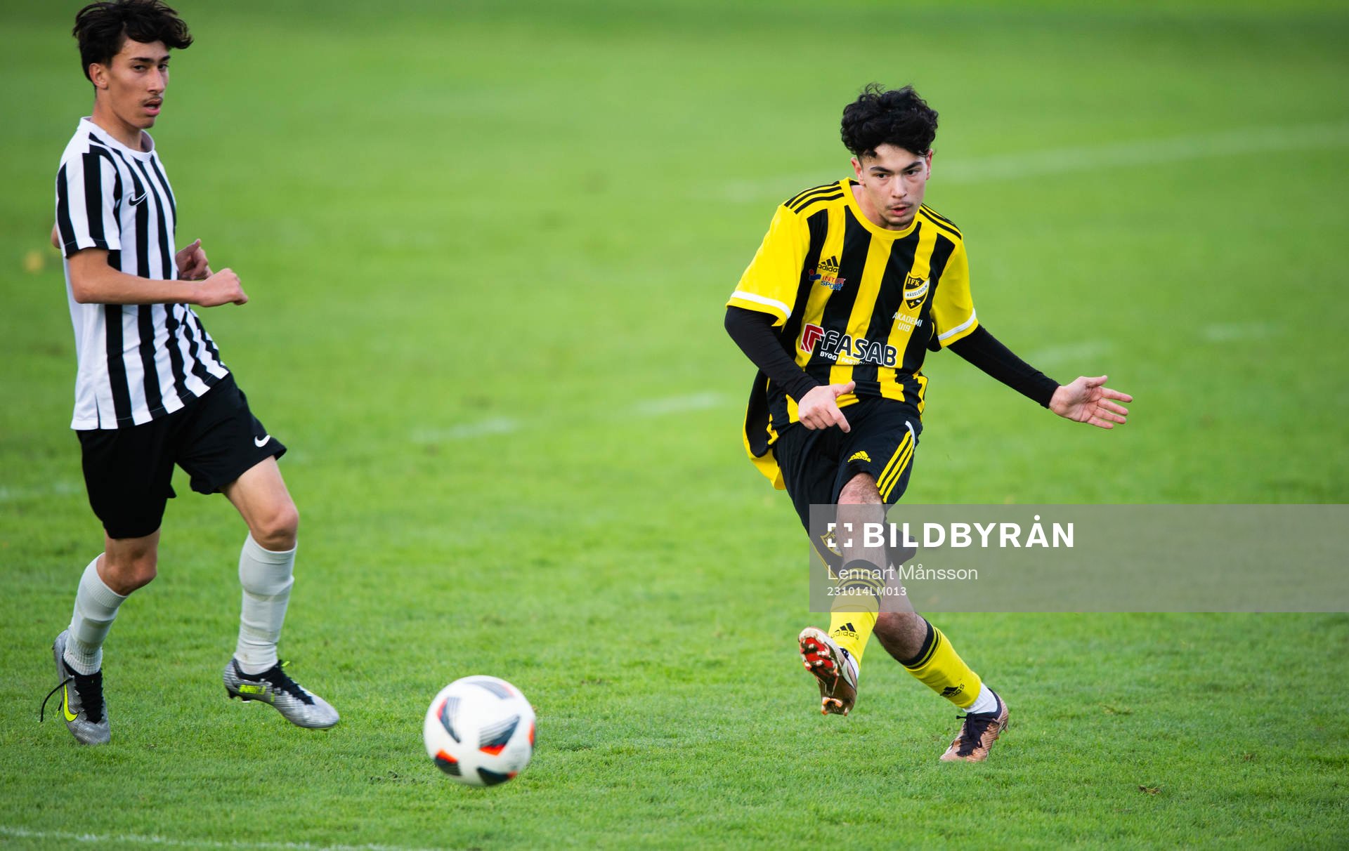 IFK Hässleholms Albion Dibrani i matchen i div. 1 för