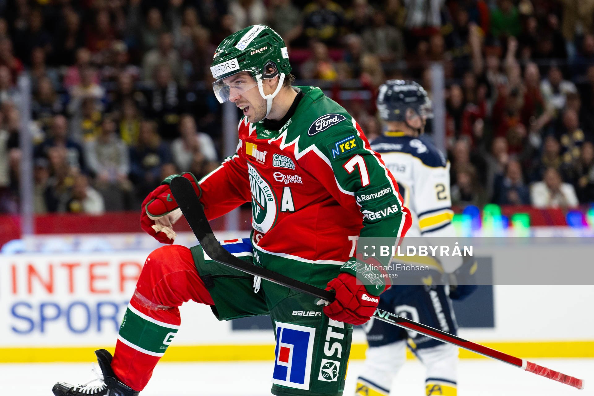 Frölundas Henrik Tömmernes jublar