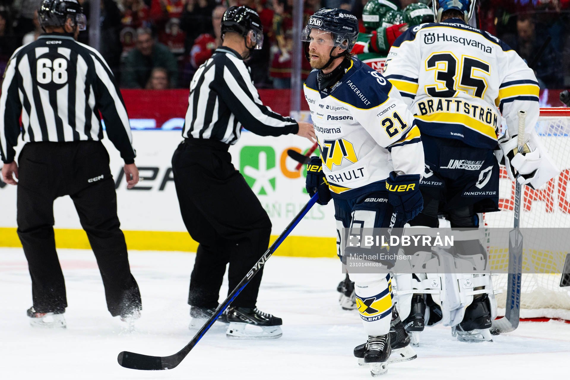 HV71s Mattias Tedenby deppar