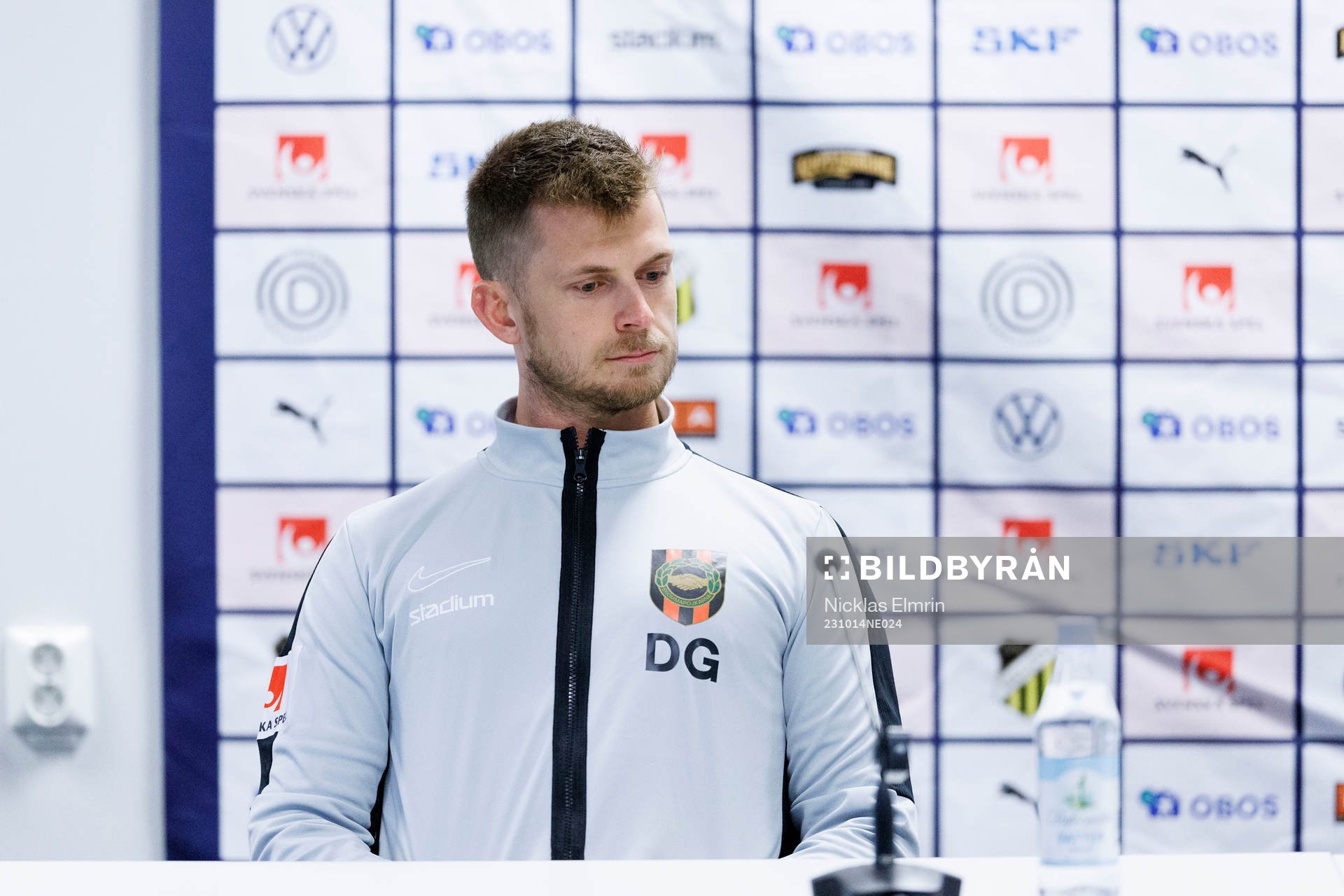 Brommapojkarnas tränare Daniel Gunnars