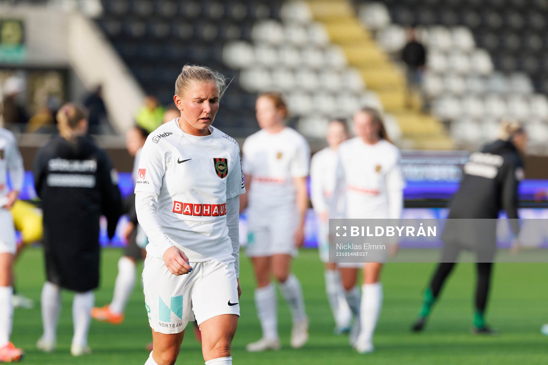 Brommapojkarnas Ellen Toivio deppar