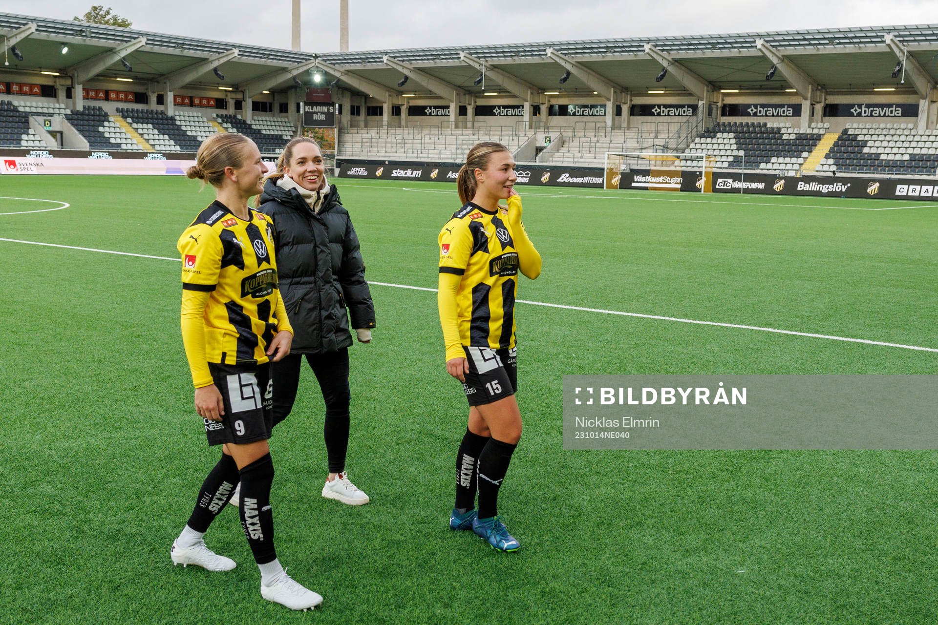Häckens Filippa Curmark, Elin Rubensson och Alexandra