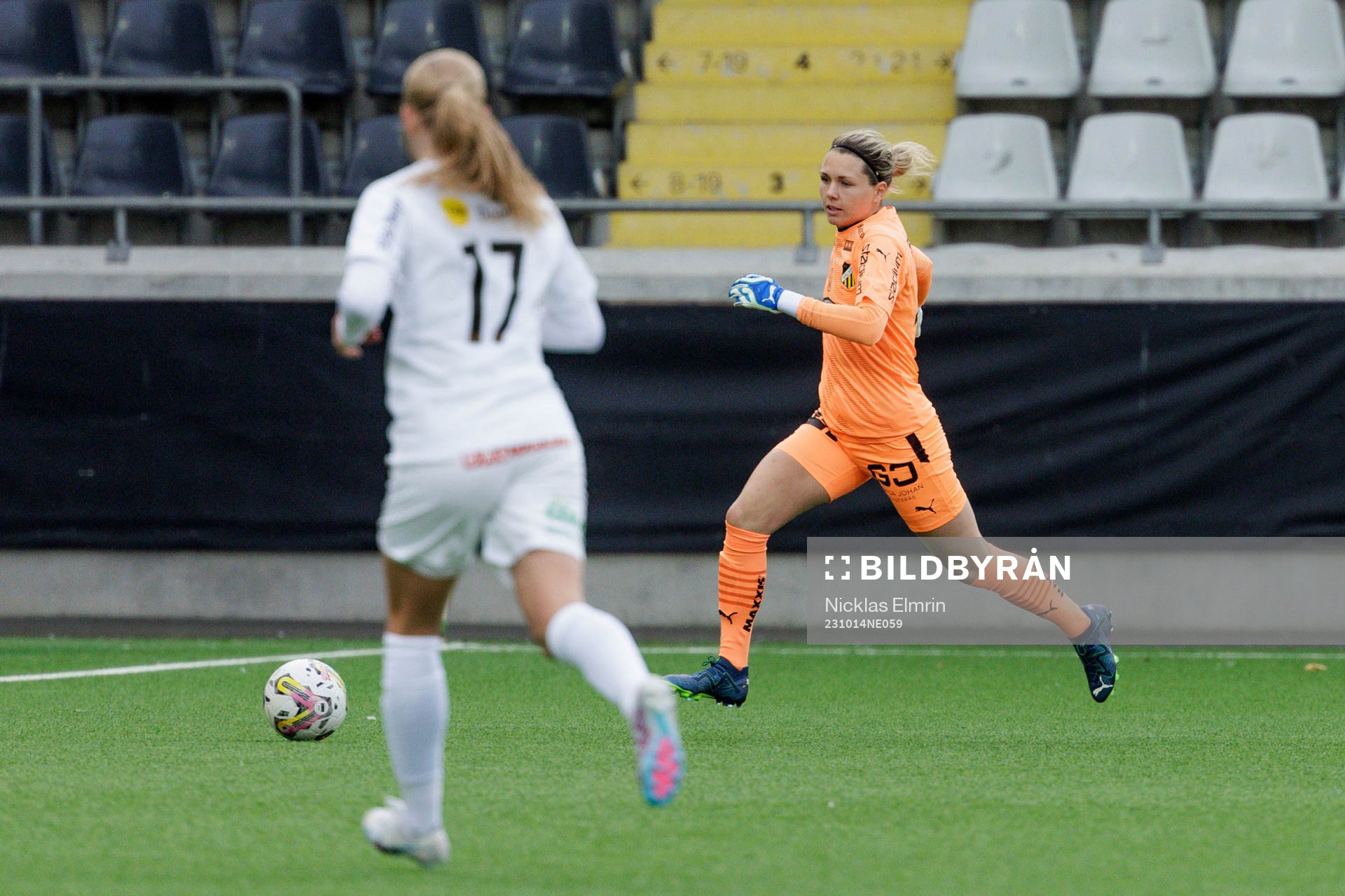 Häckens målvakt Jennifer Falk