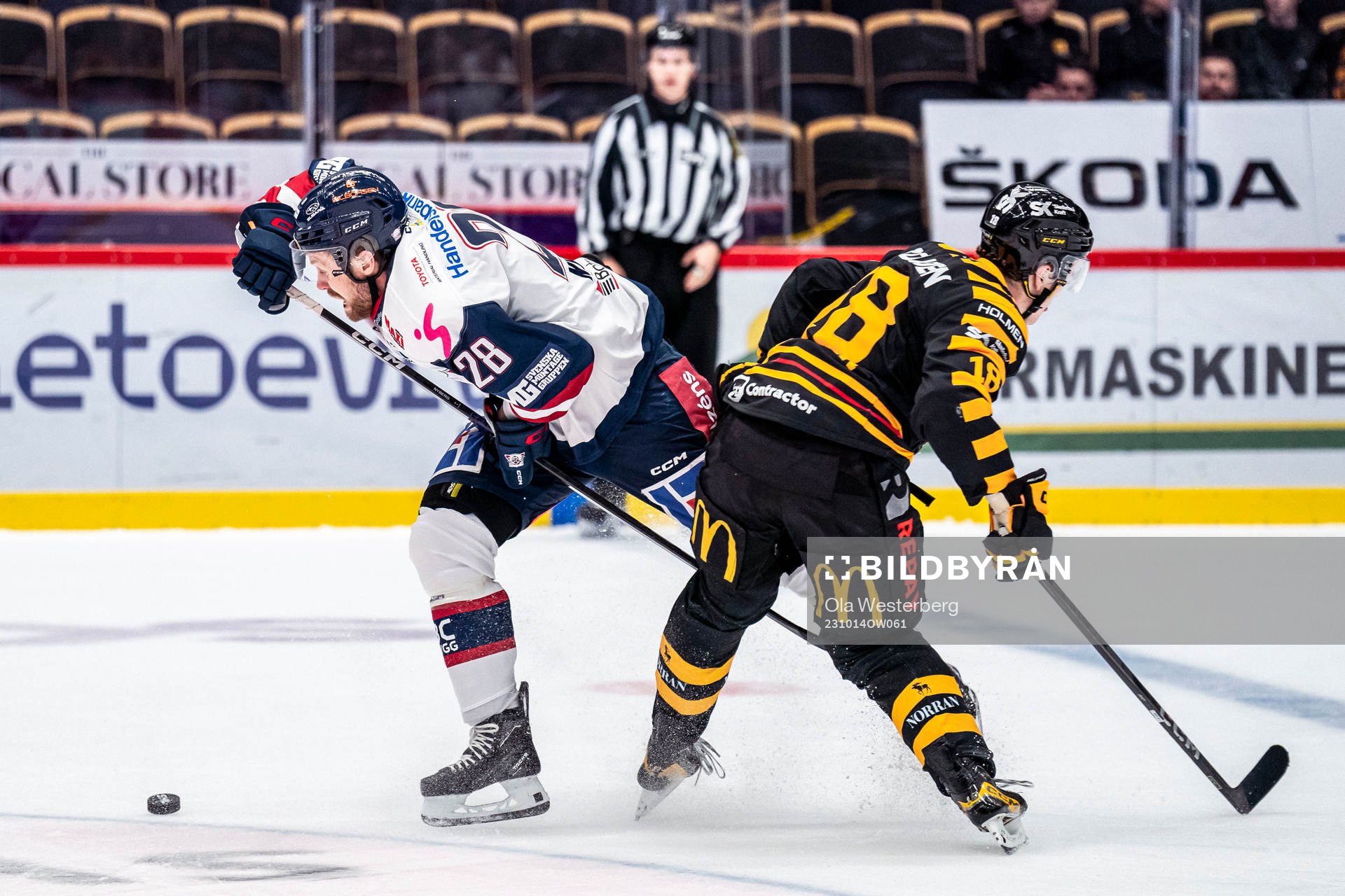 Linköpings John Nyberg och Skellefteås Elias Stenman