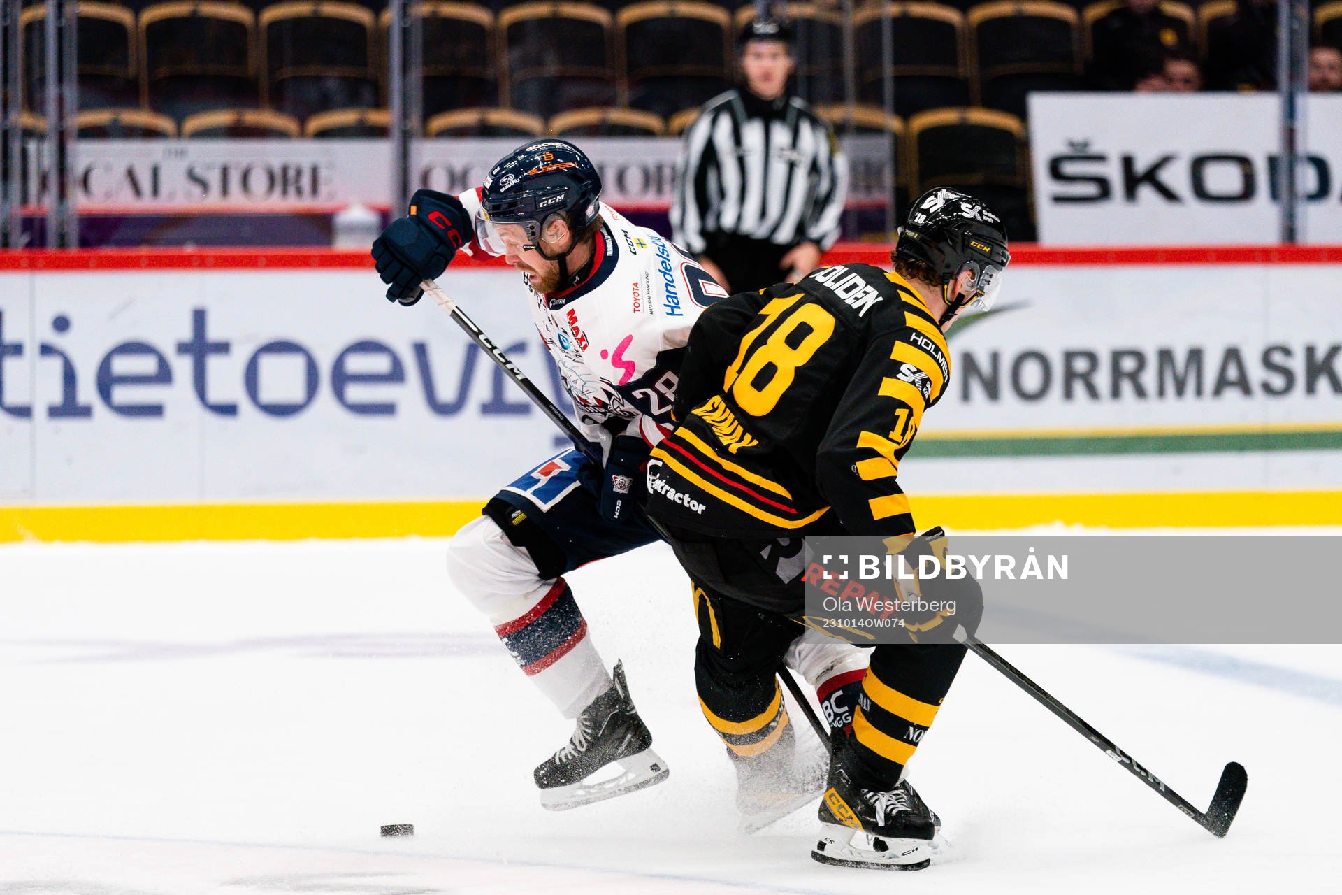 Linköpings John Nyberg och Skellefteås Elias Stenman