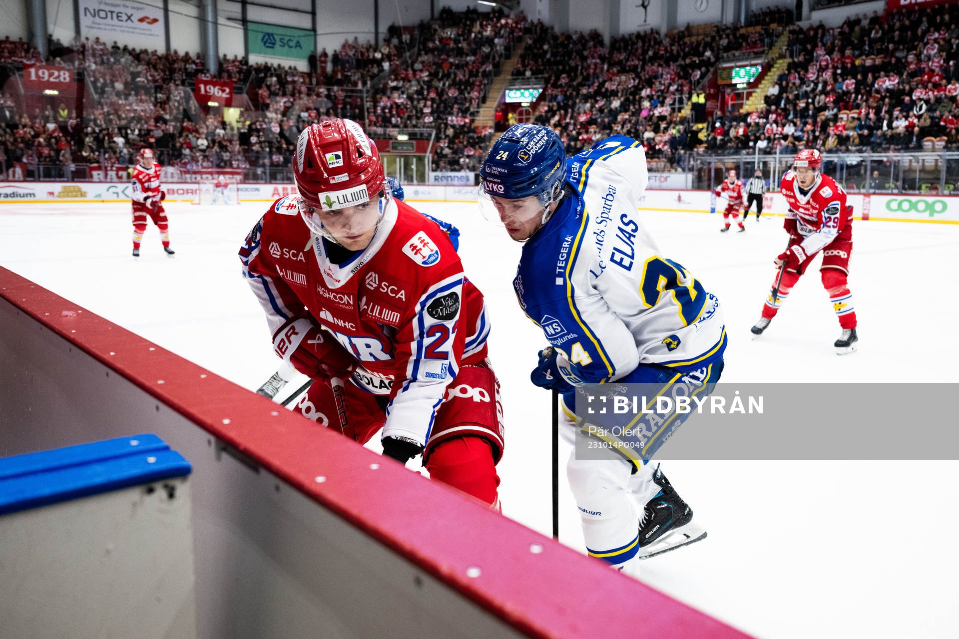 Timrås Dennis Värmhed och Leksands Arvid Eljas