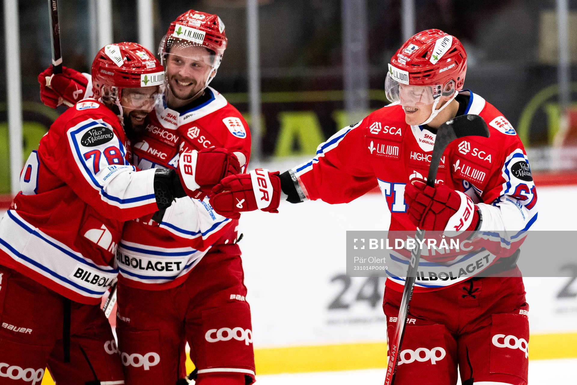 Timrås Axel Rindell jublar