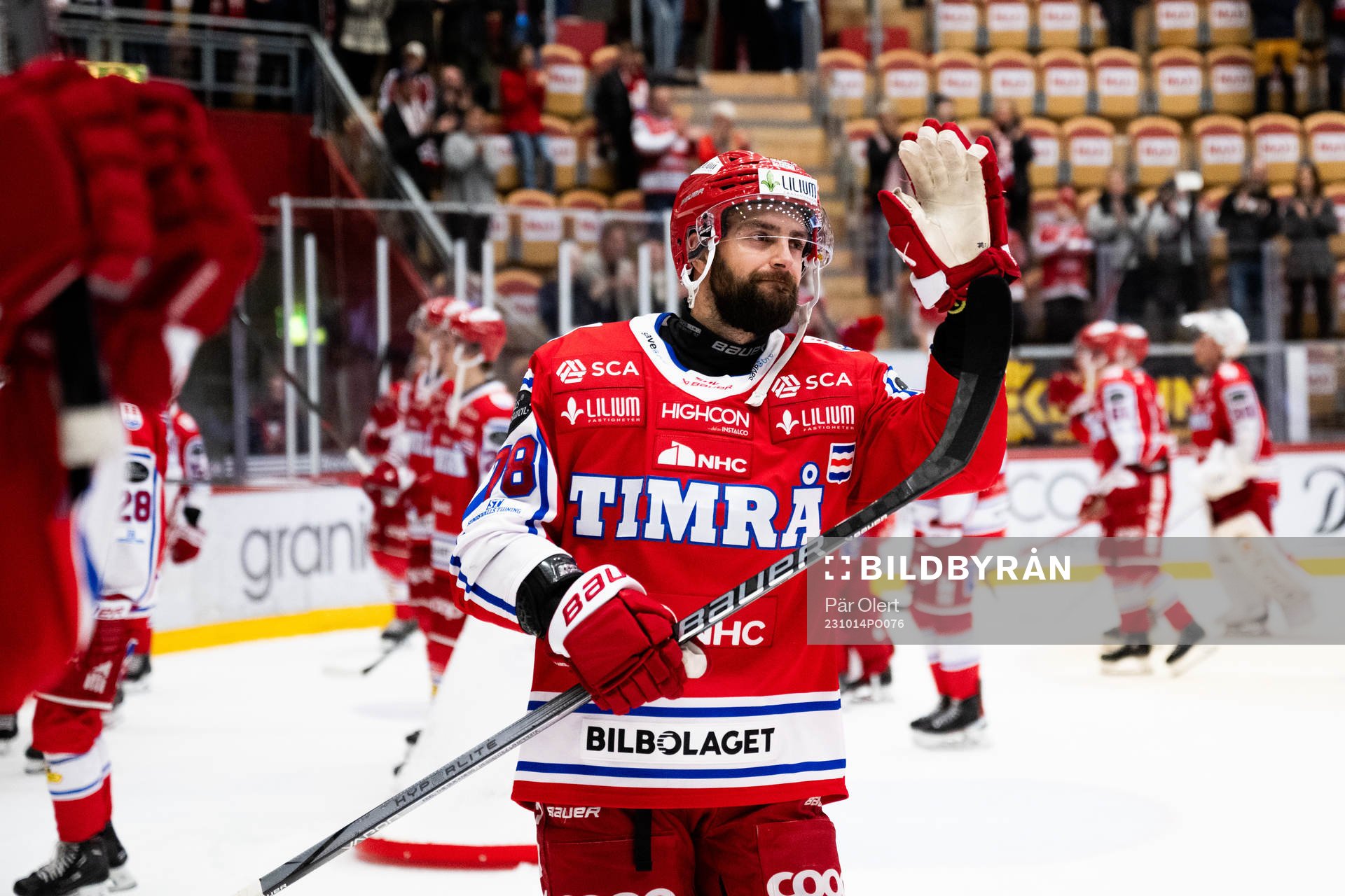 Timrås Robin Hanzl jublar