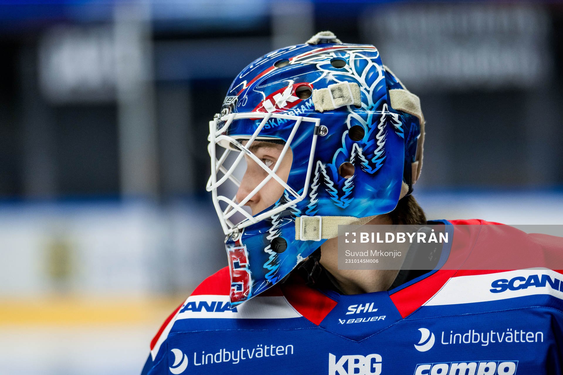 IK Oskarshamns målvakt Hubert Forsberg Zetterström