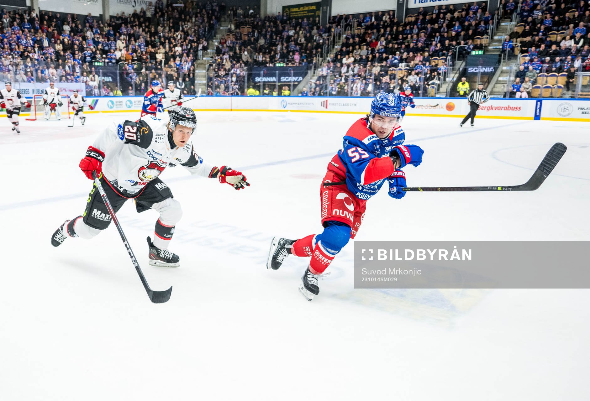 IF Malmö Redhawks Thomas Berg Paulsen och IK Oskarshamns