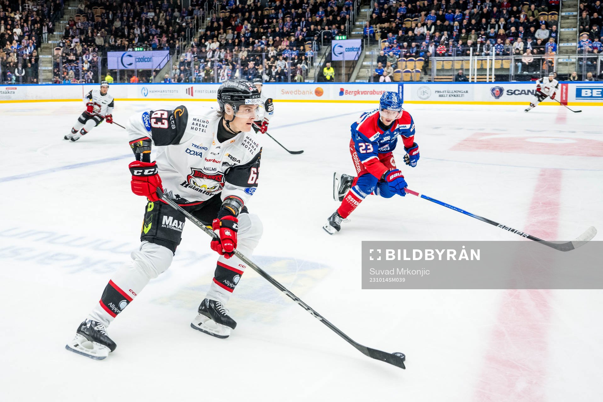 IF Malmö Redhawks Fredrik Händemark och IK Oskarshamns