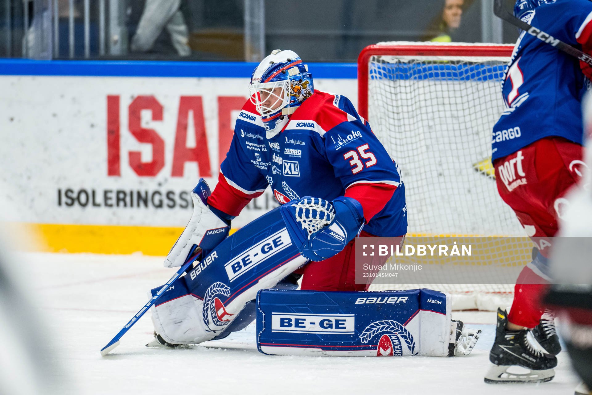 IK Oskarshamns målvakt Emil Kruse
