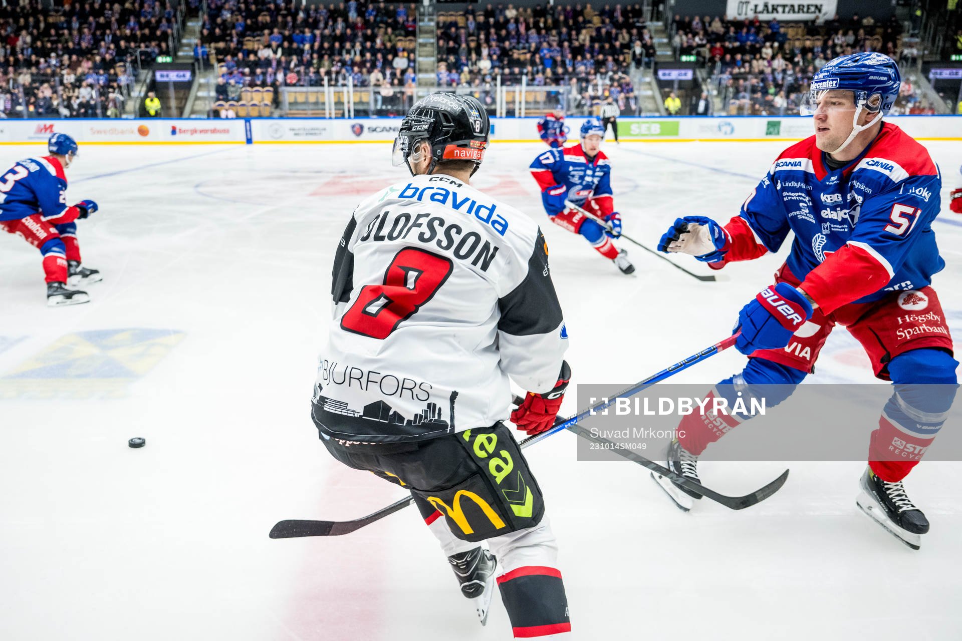 IF Malmö Redhawks Johan Olofsson och IK Oskarshamns