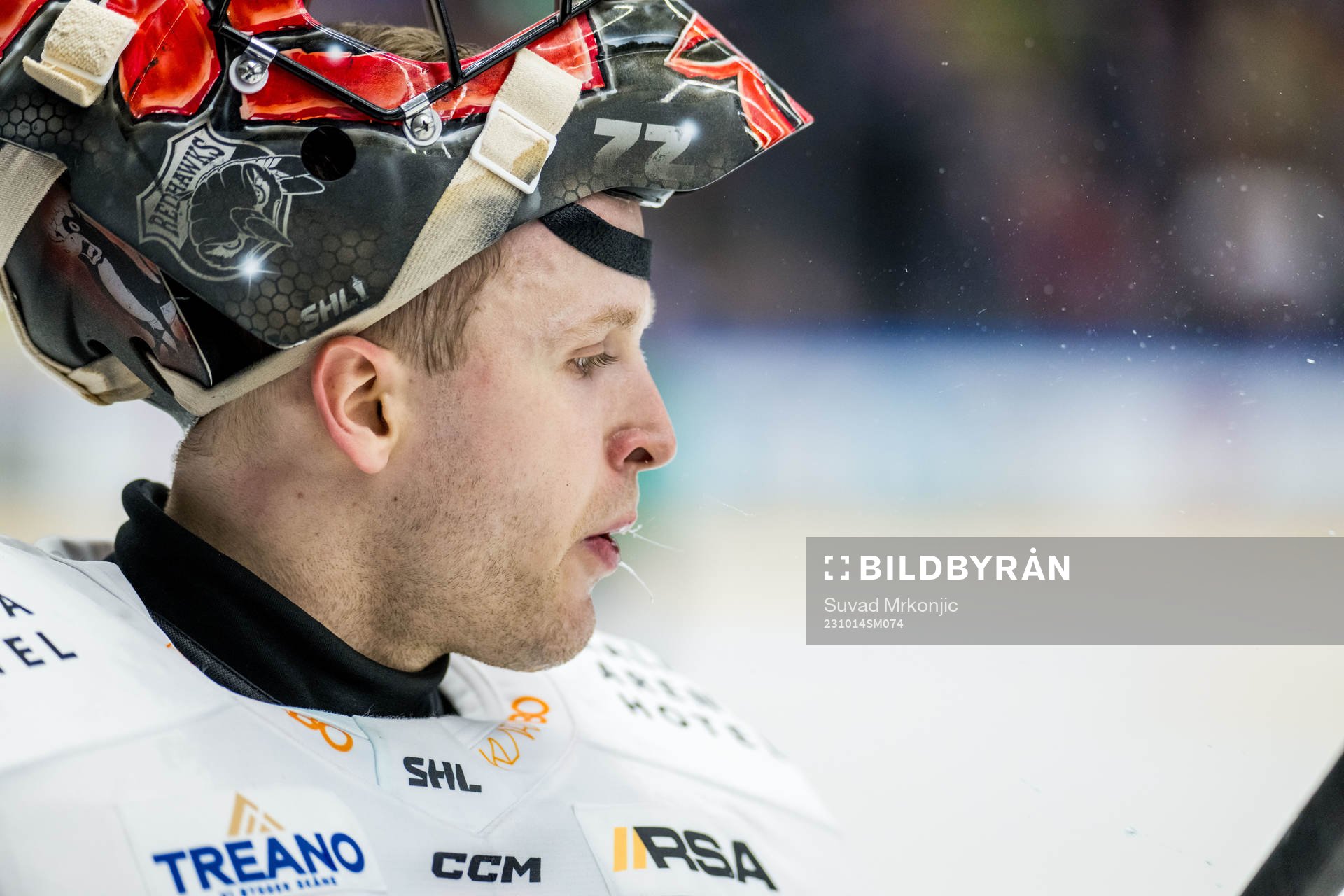IF Malmö Redhawks målvakt Daniel Marmenlind