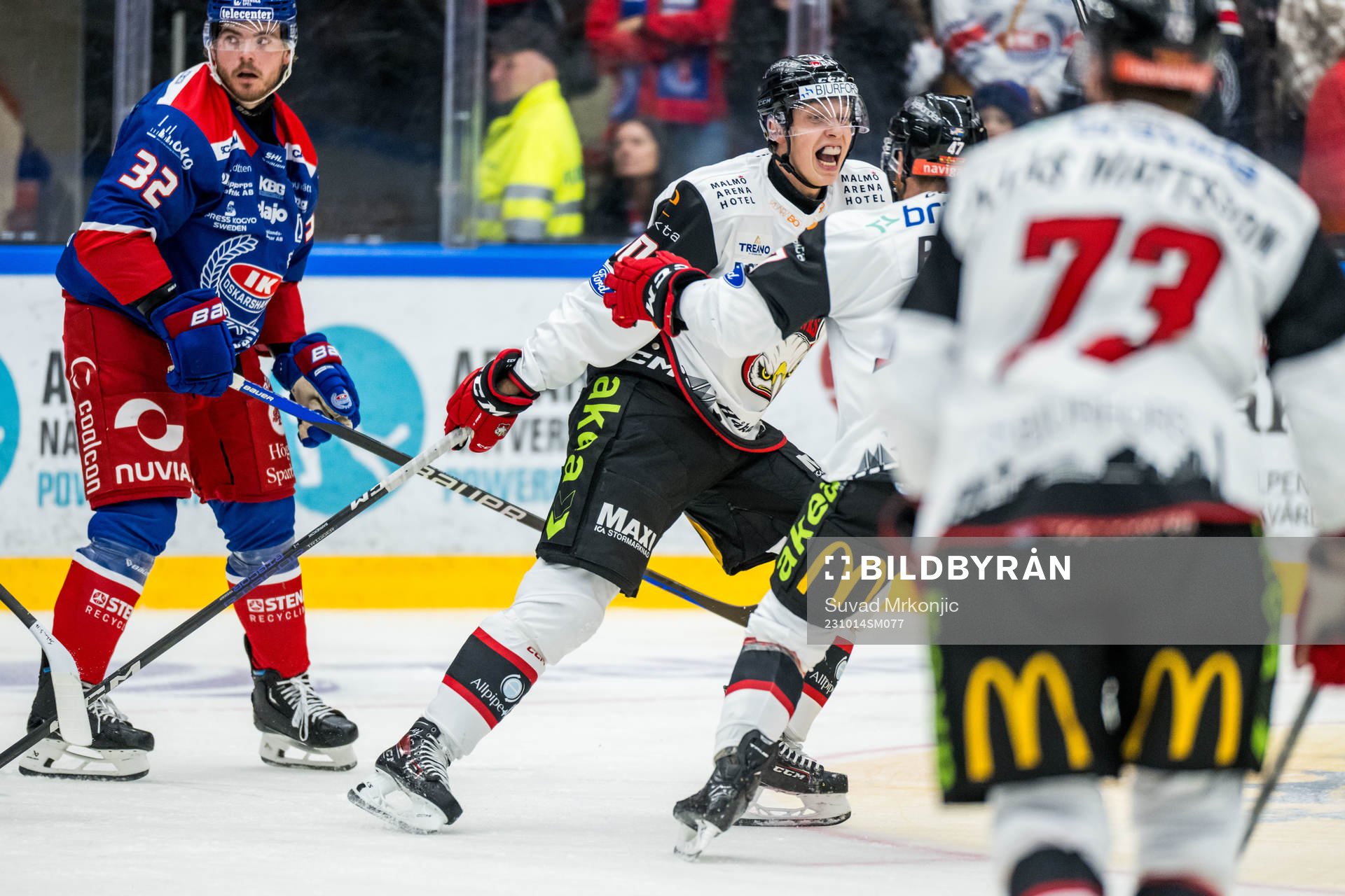 IF Malmö Redhawks William Von Barnekow jublar