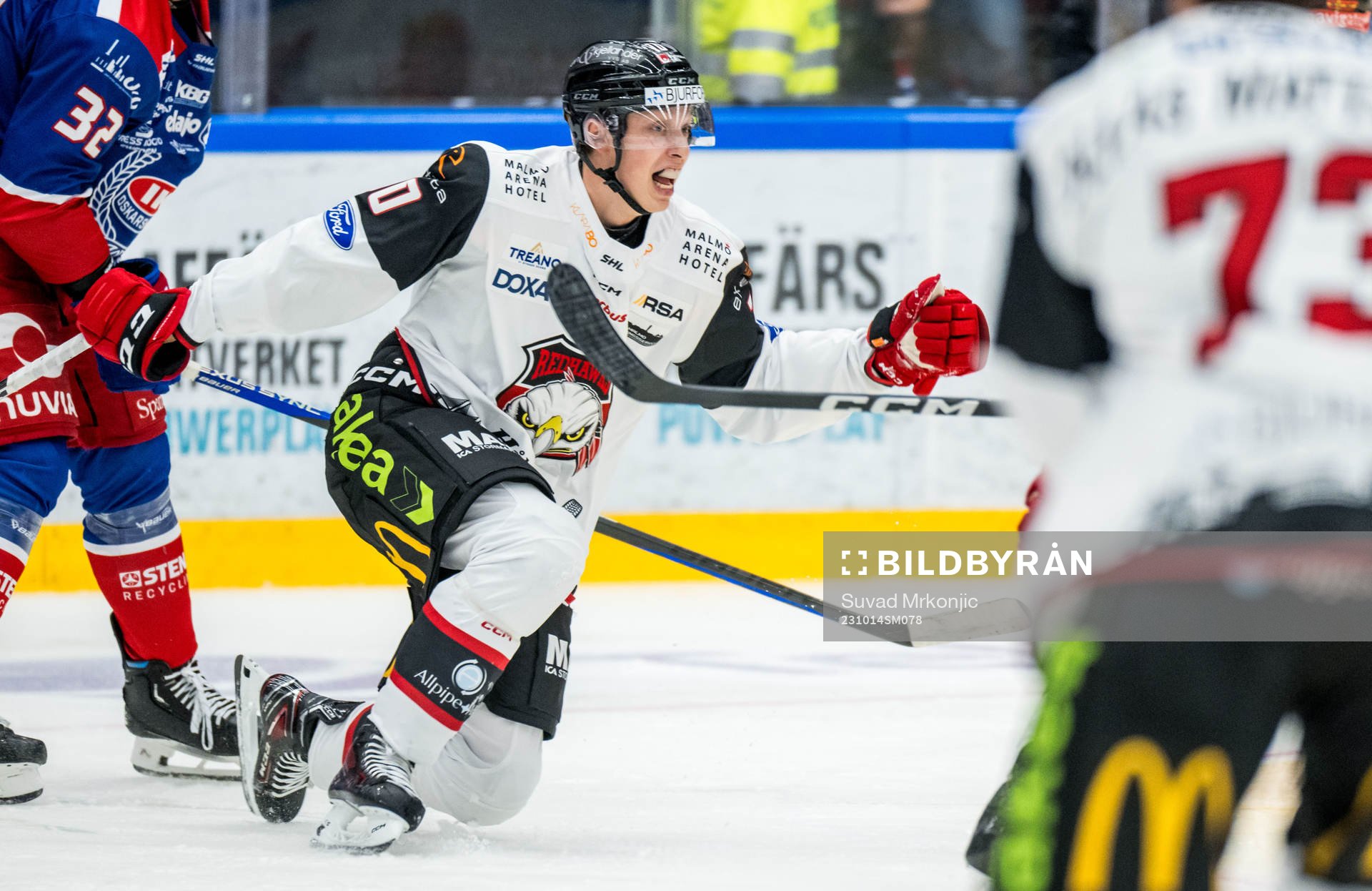 IF Malmö Redhawks William Von Barnekow jublar