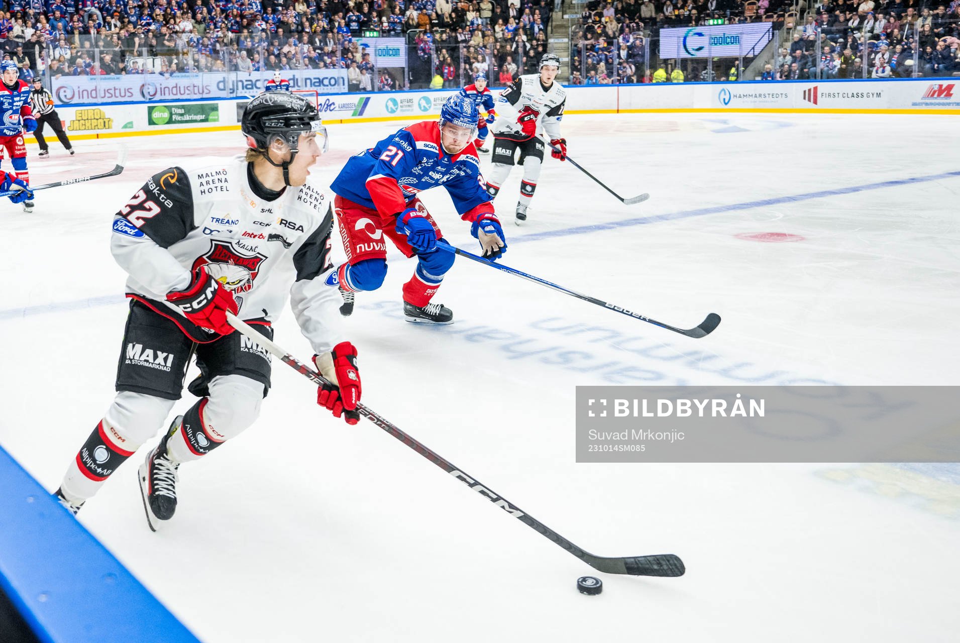 IF Malmö Redhawks Janne Kuokkanen och IK Oskarshamns