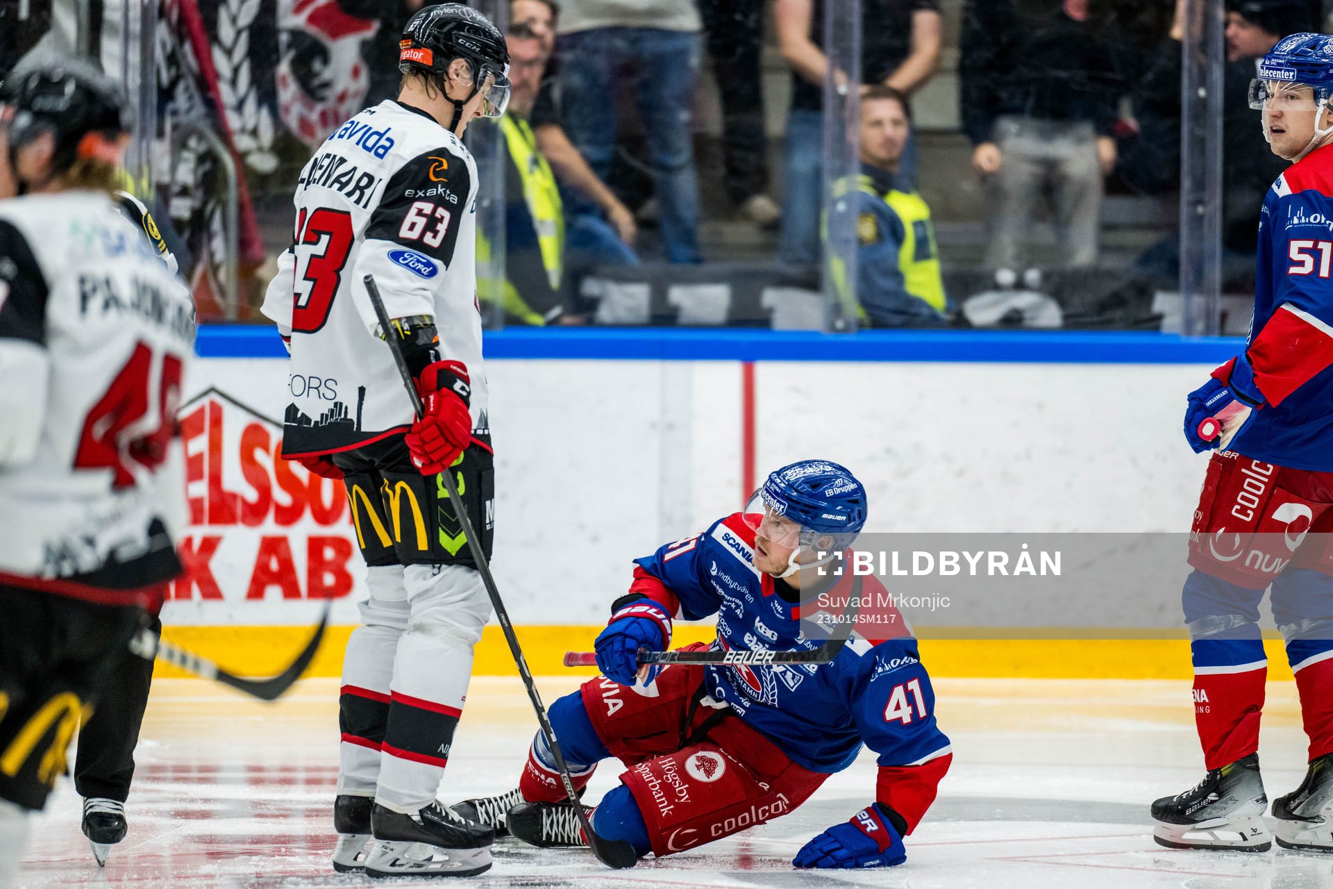 IF Malmö Redhawks Fredrik Händemark och IK Oskarshamns