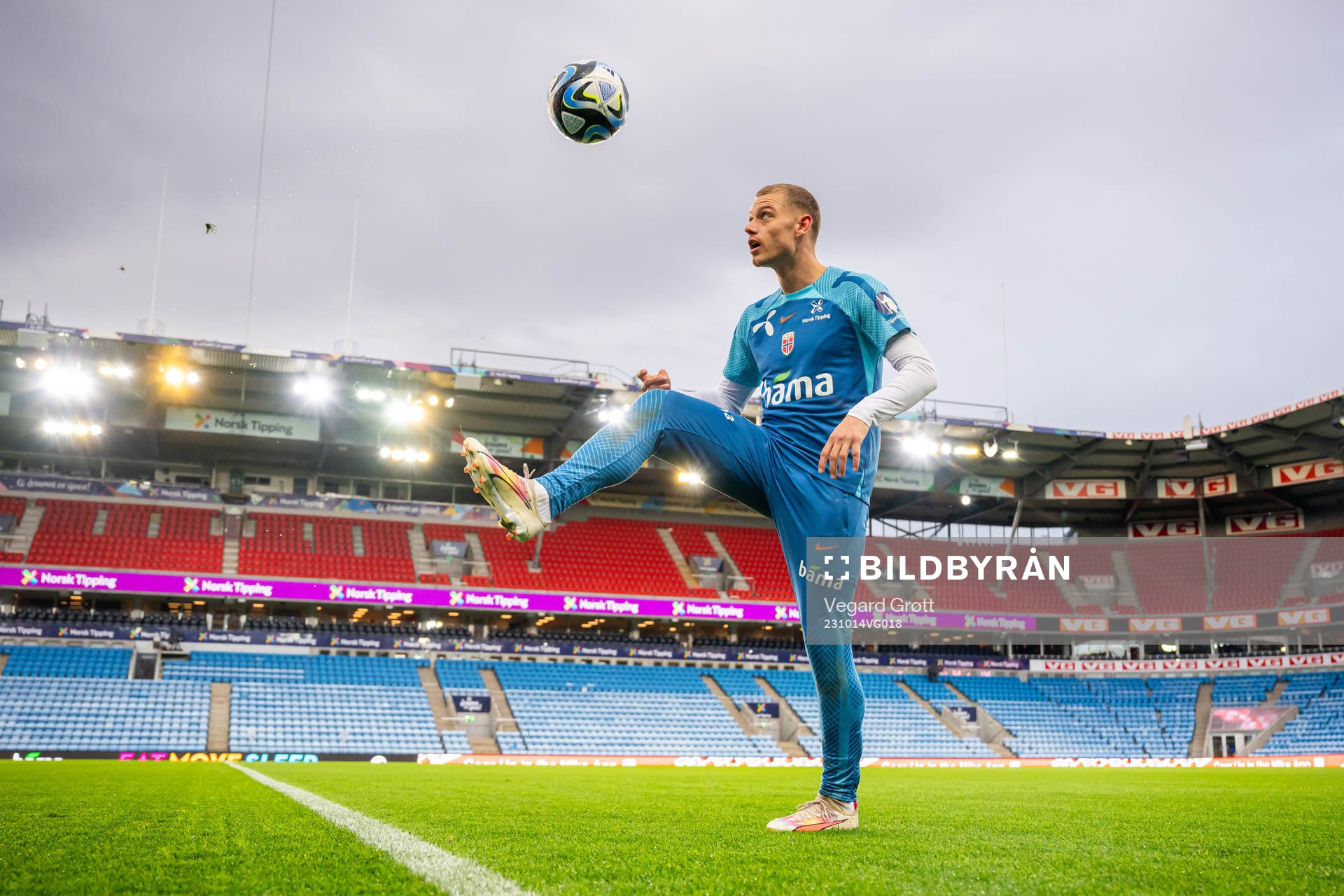 Julian Ryerson of the Norwegian national football team