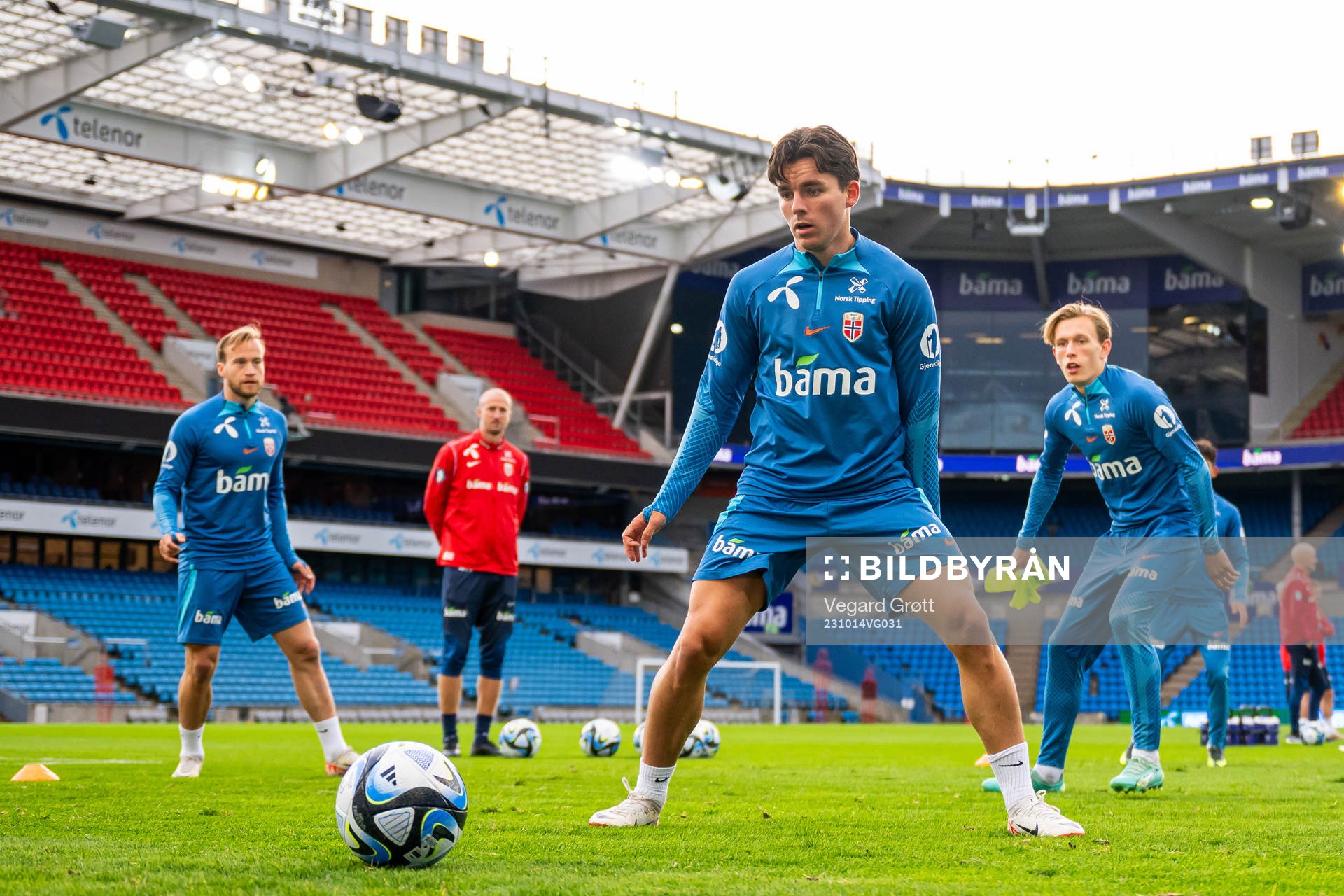 Hugo Vetlesen of the Norwegian national football team