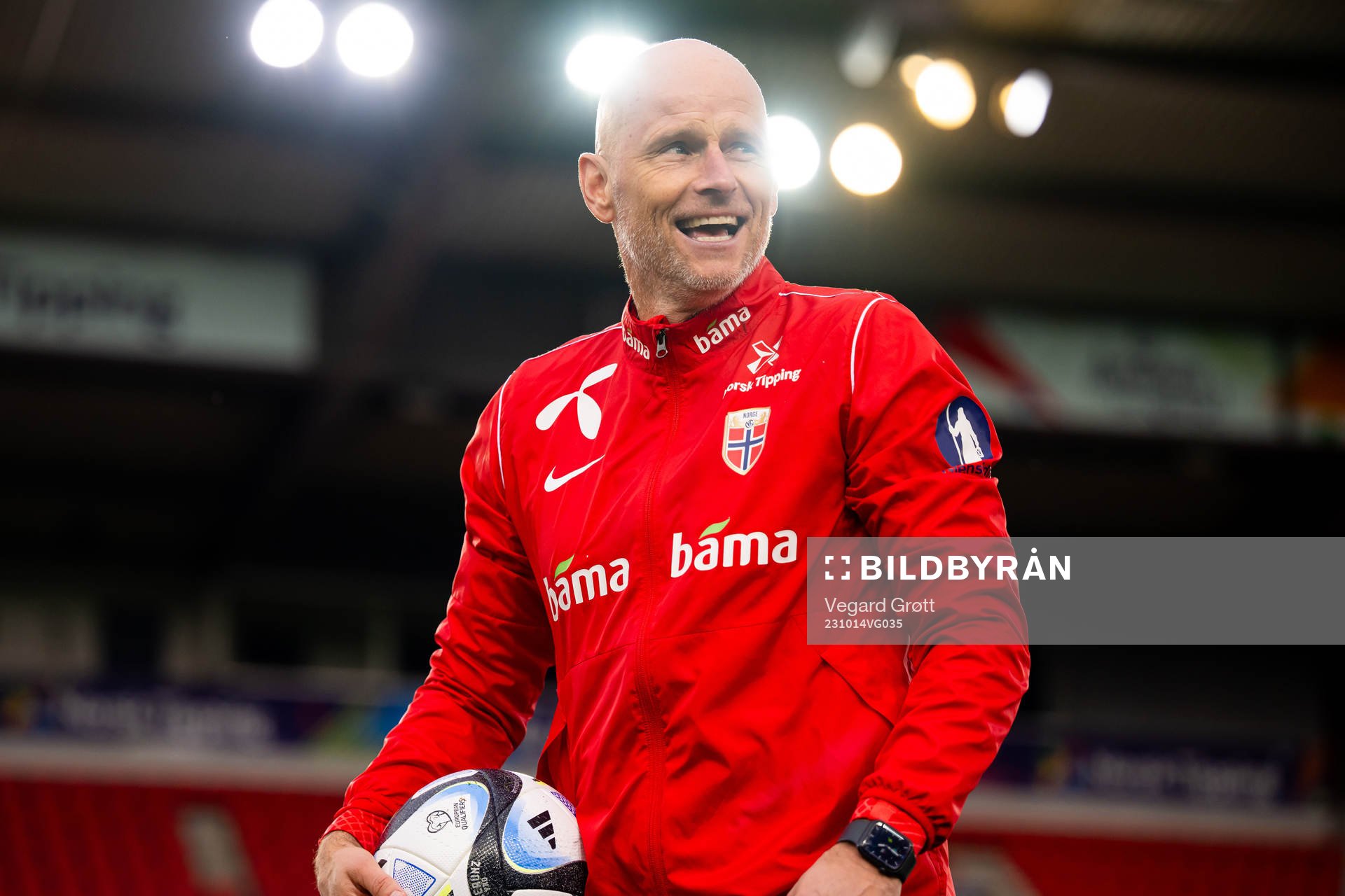 Ståle Solbakken, head coach of the Norwegian national