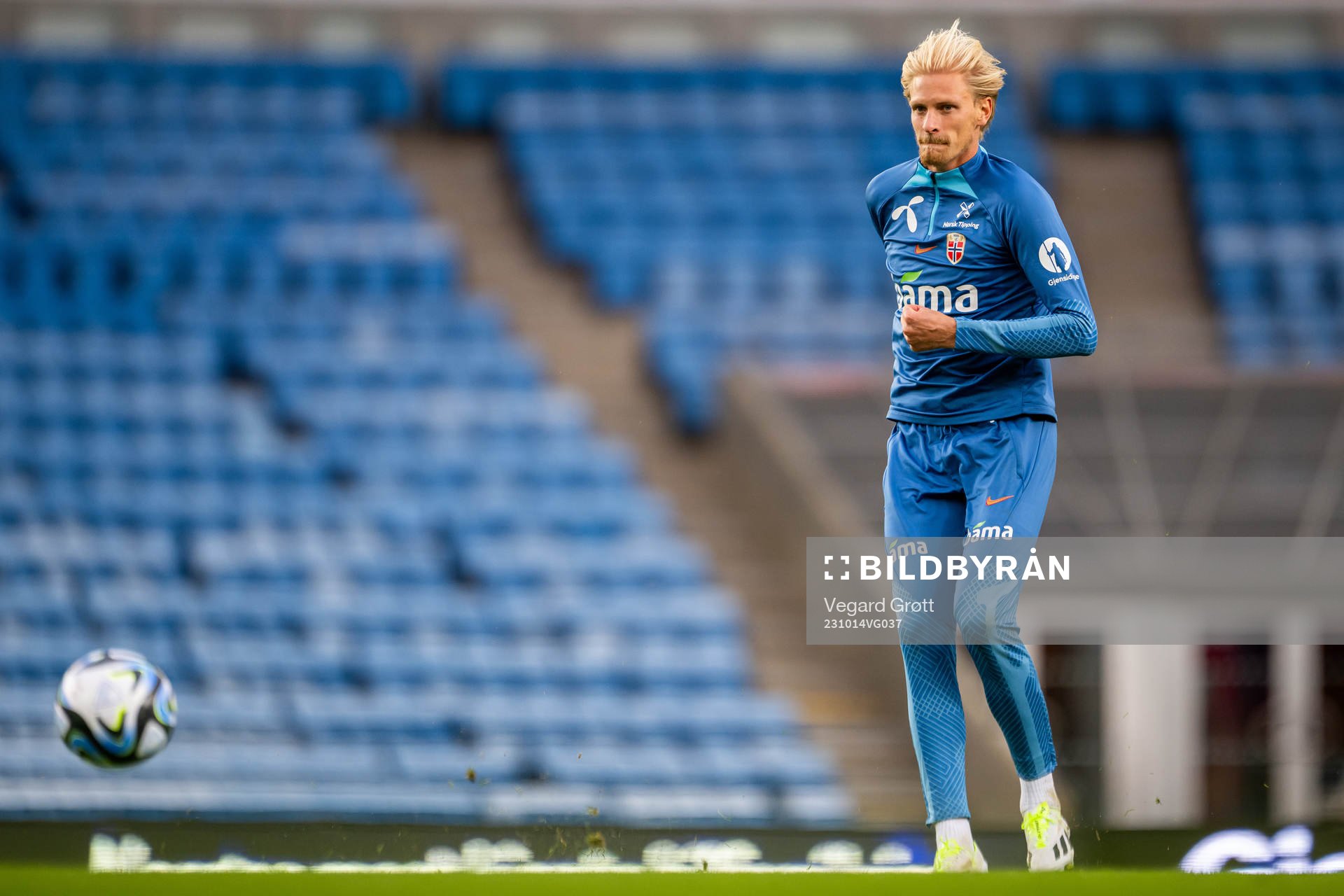 Morten Thorsby of the Norwegian national football team