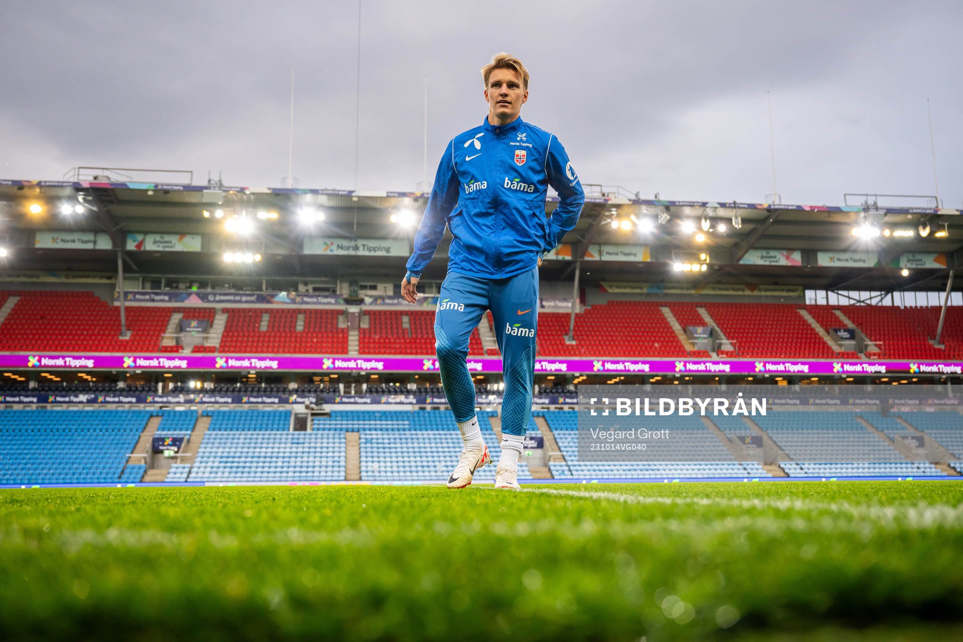 Martin Ødegaard of the Norwegian national football team