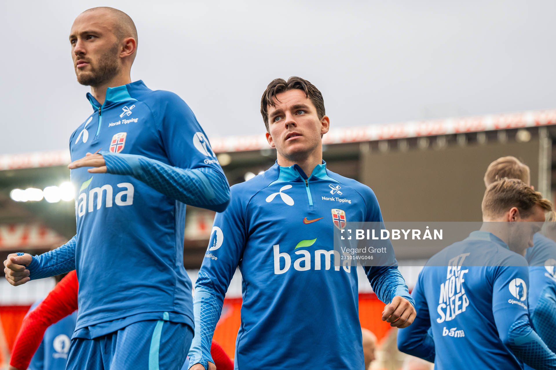 Fredrik Aursnes and Hugo Vetlesen of the Norwegian national