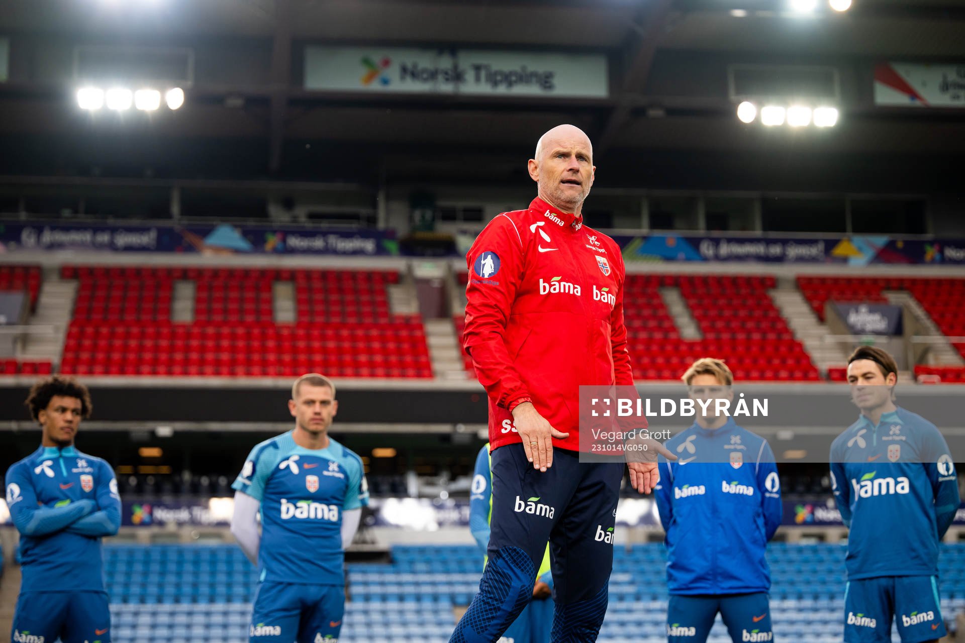 Ståle Solbakken, head coach of the Norwegian national