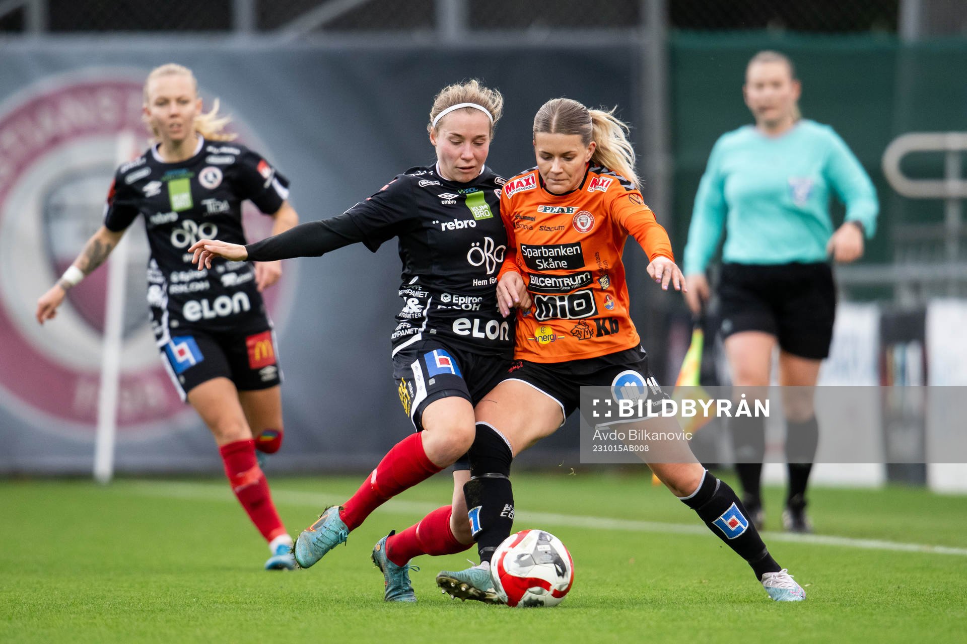 Örebros Heidi Kollanen och Kristianstads Tilda Persson