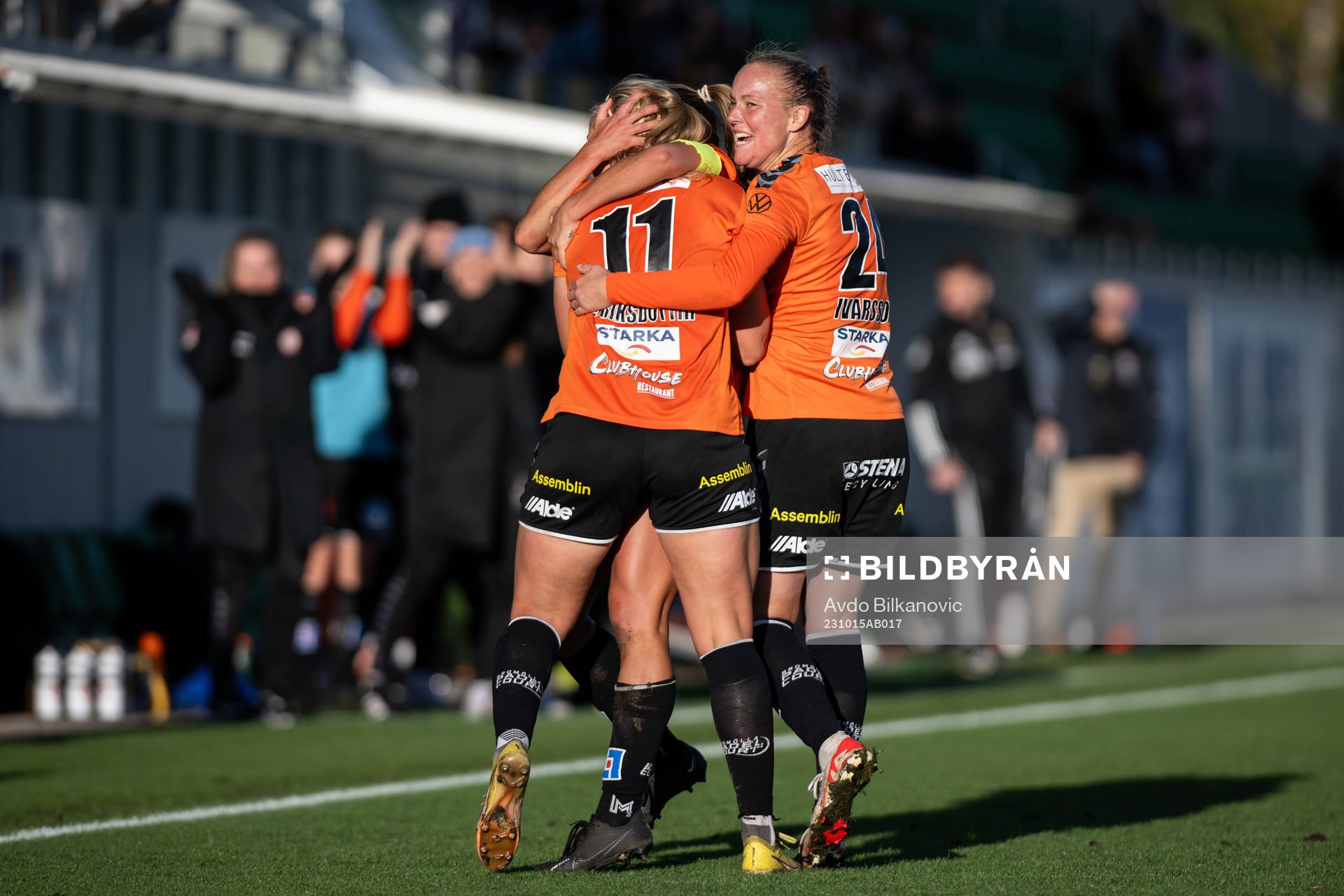 Kristianstads Hlin Eiriksdottir jublar