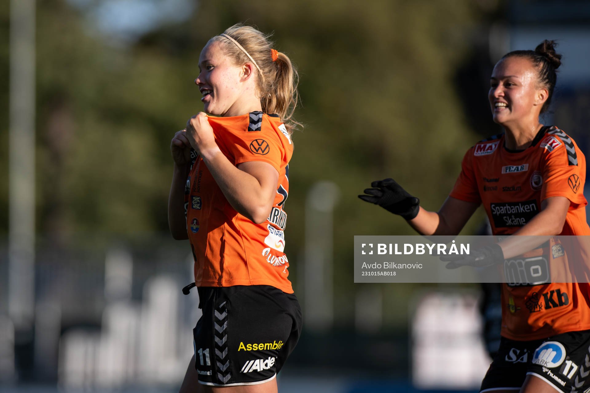 Kristianstads Hlin Eiriksdottir jublar
