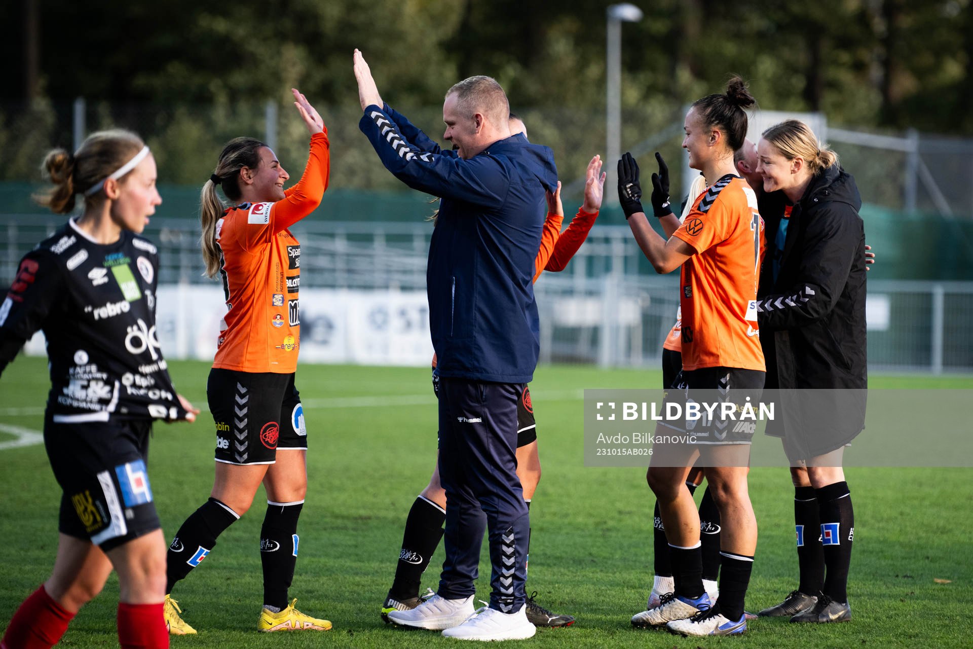 Kristianstads spelare jublar