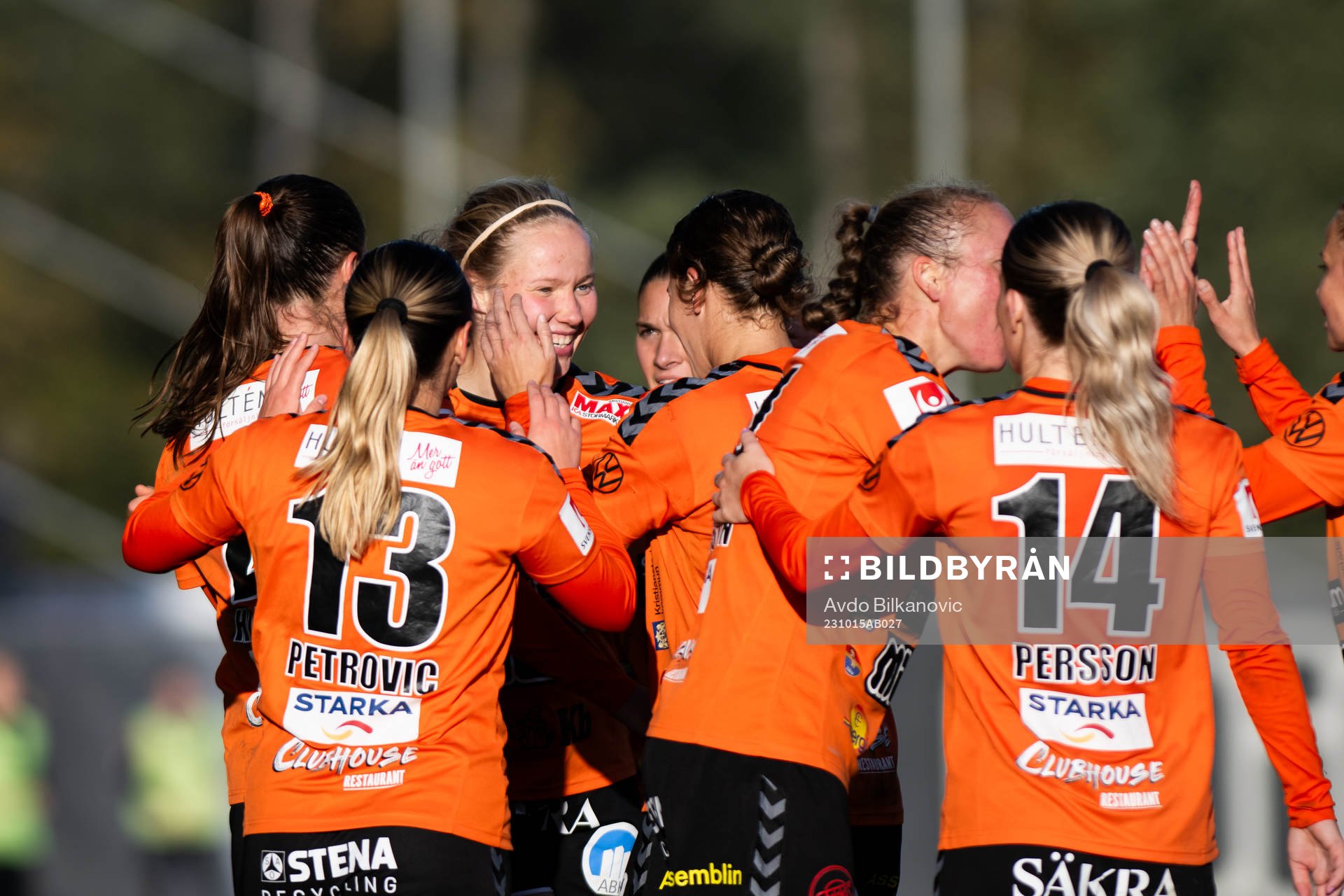 Kristianstads Hlin Eiriksdottir jublar