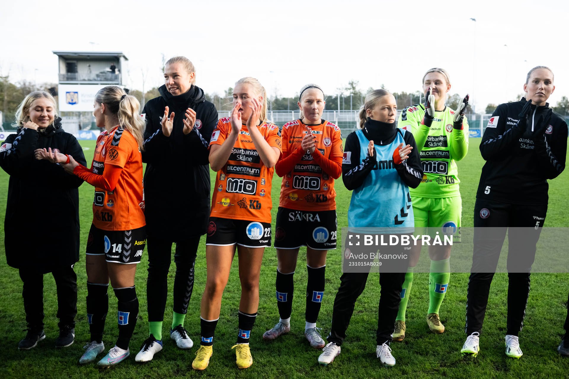 Kristianstads spelare jublar
