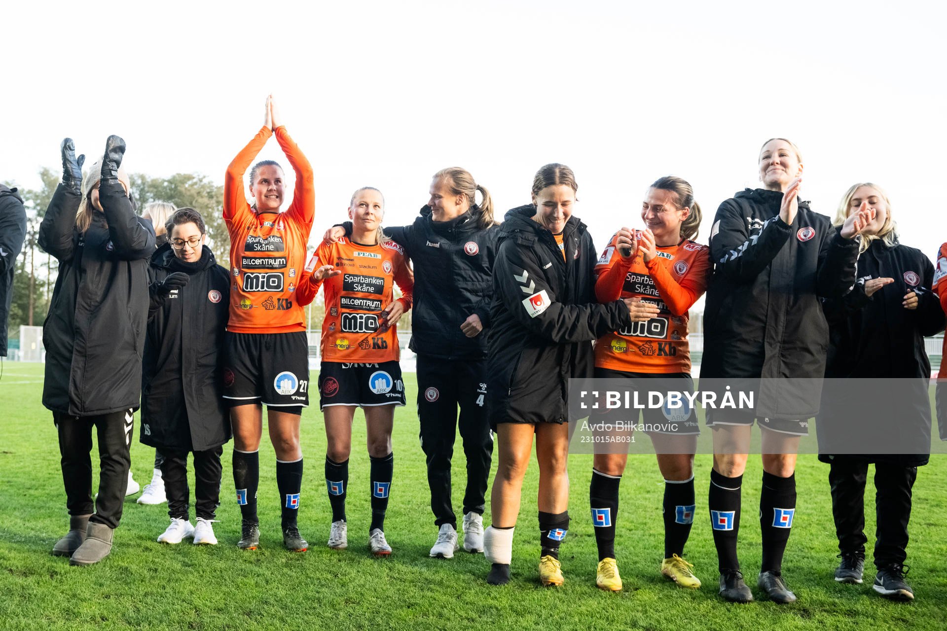 Kristianstads spelare jublar