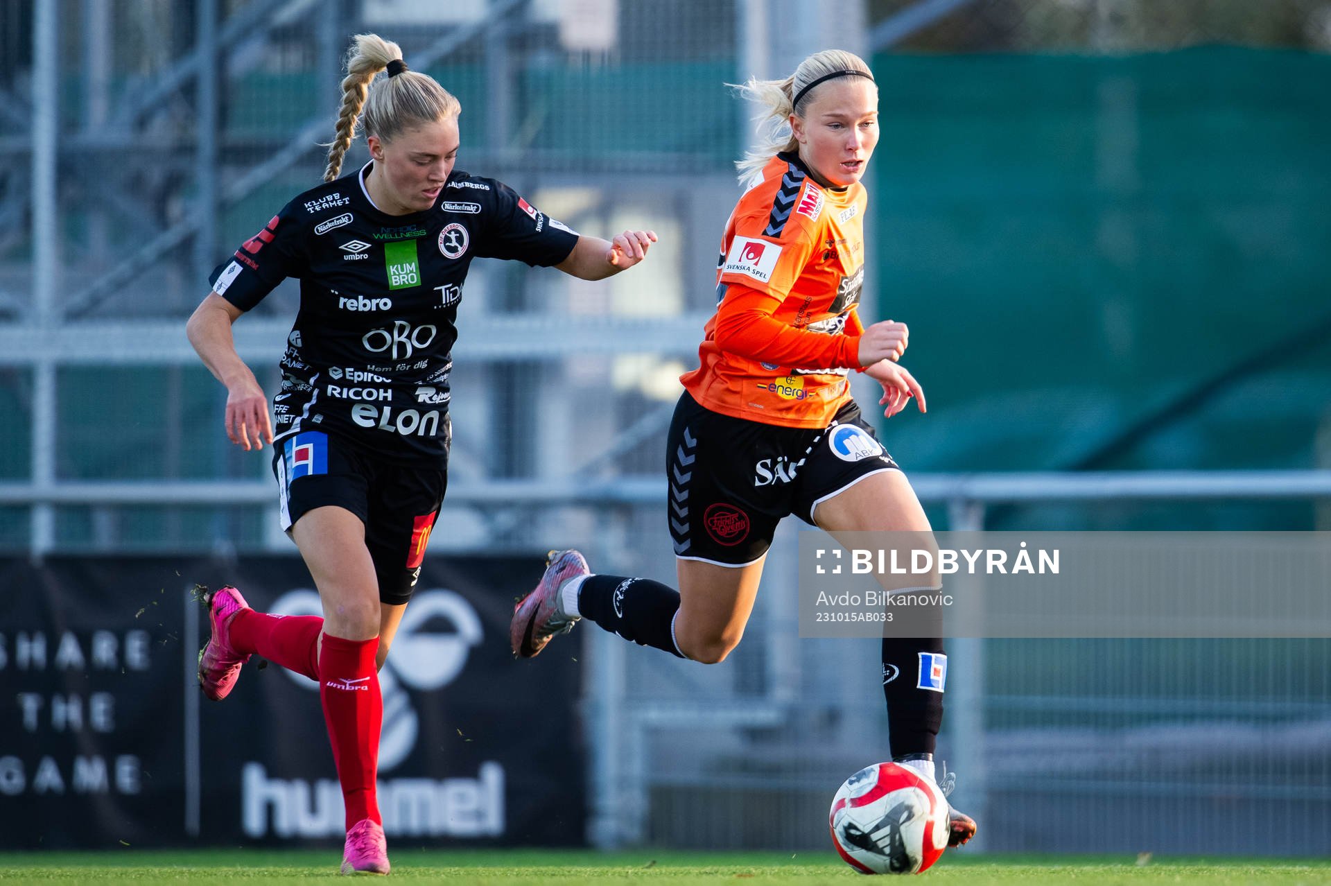 Kristianstads Tilda Sandén och Örebros Ida Björnberg
