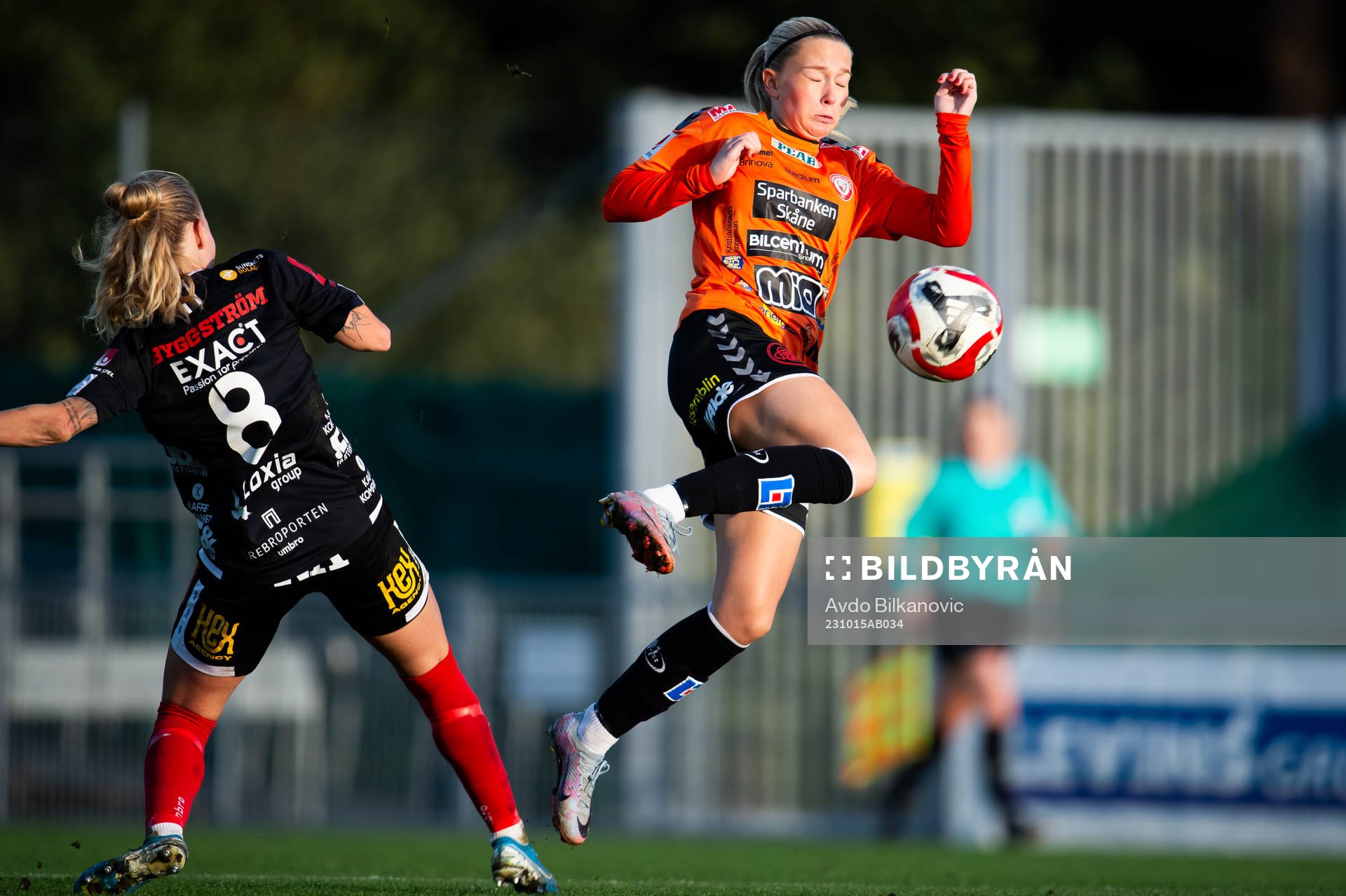 Kristianstads Tilda Sandén och Örebros Nathalie Hoff