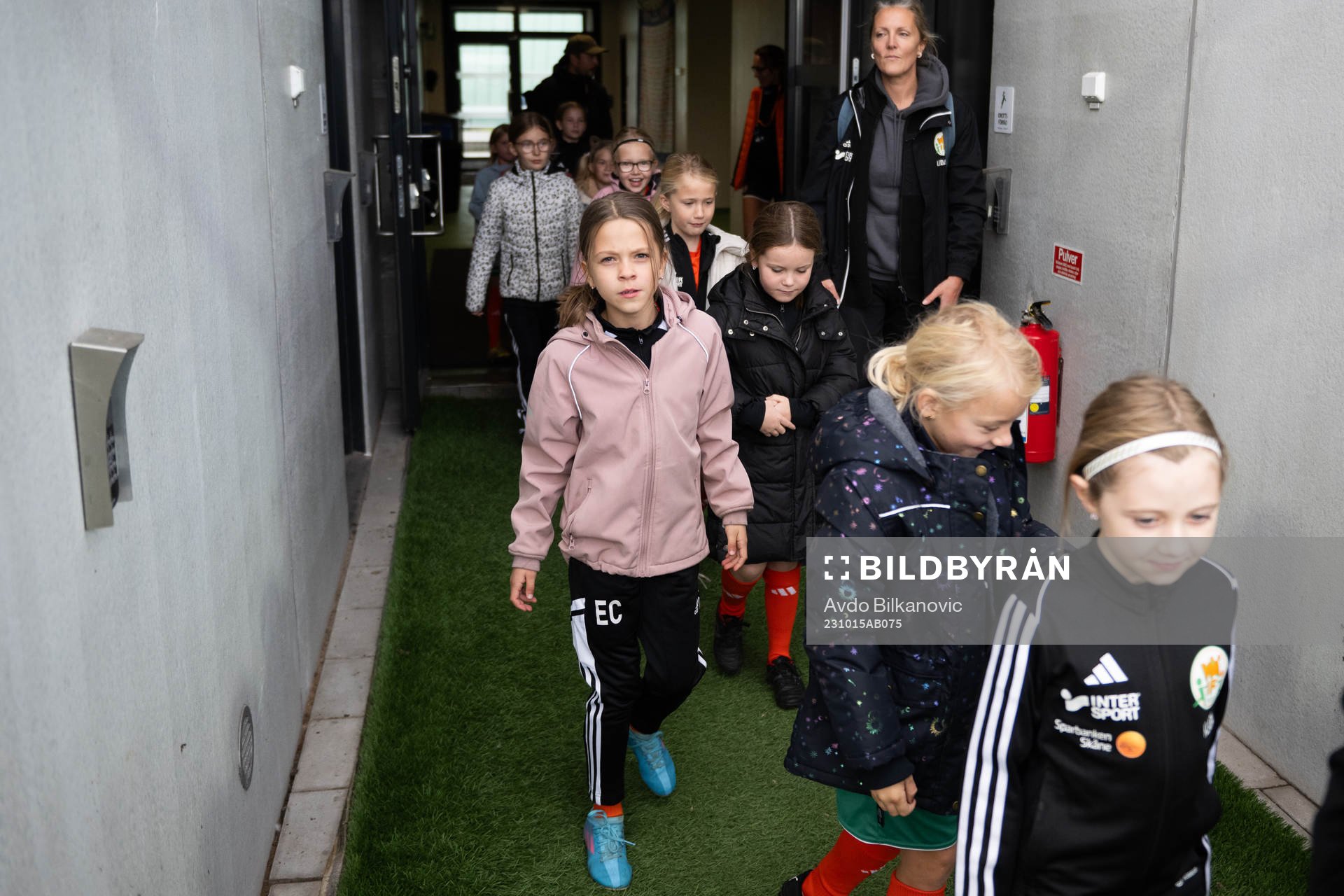 Bolltjejer inför fotbollsmatchen i Damallsvenskan mellan Kristianstad och Örebro den 15 oktober 2023 i Kristianstad. 