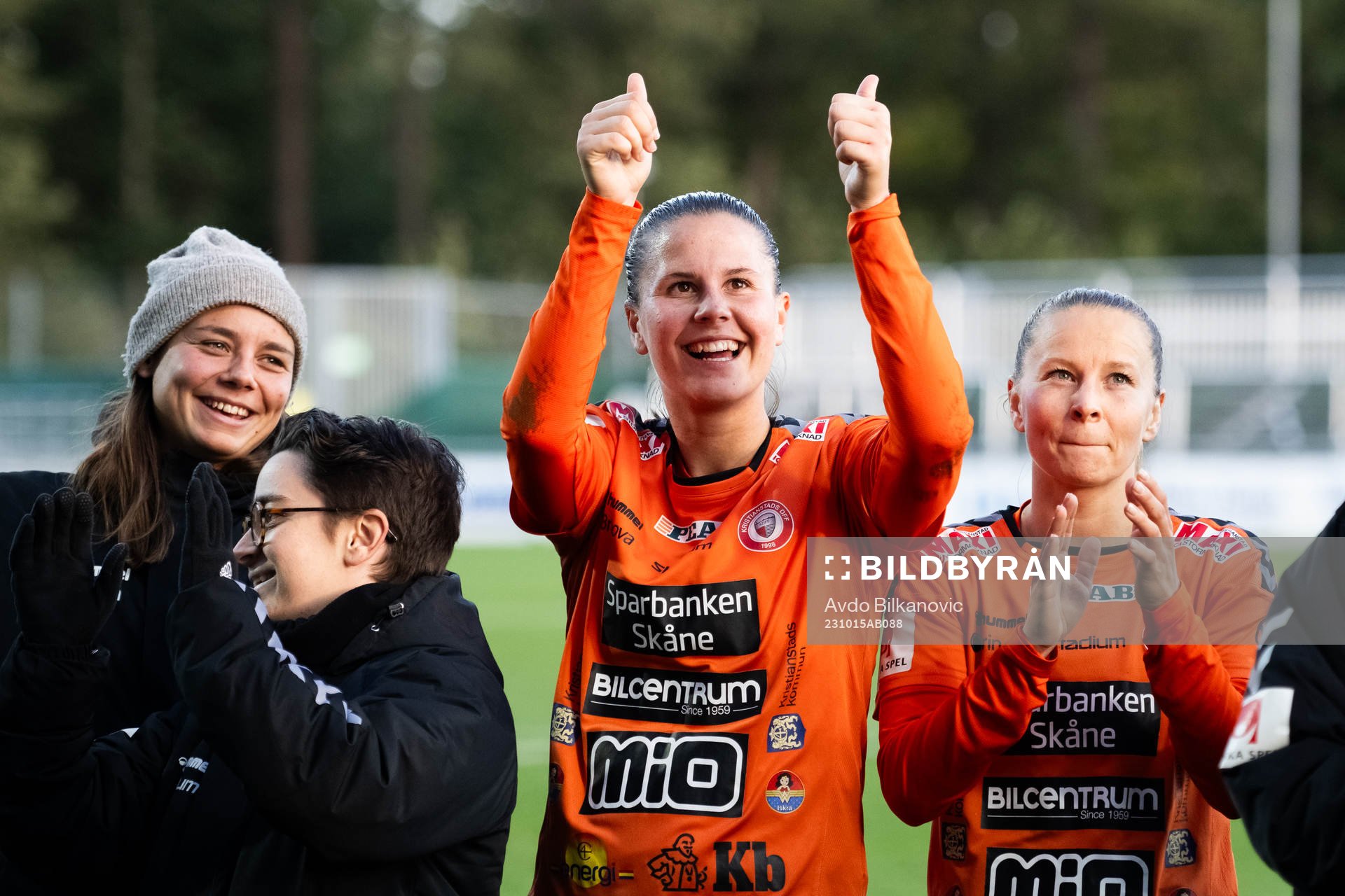 Kristianstads Josefin Harrysson jublar