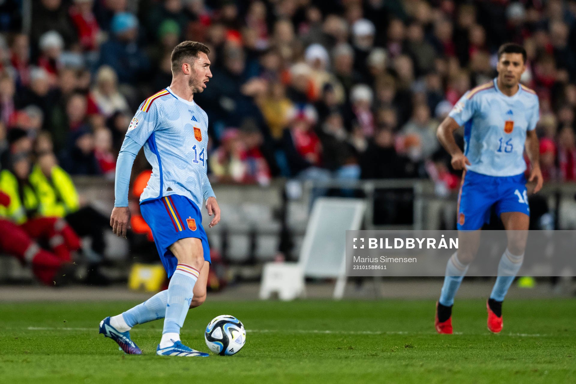 Aymeric Laporte of Spain