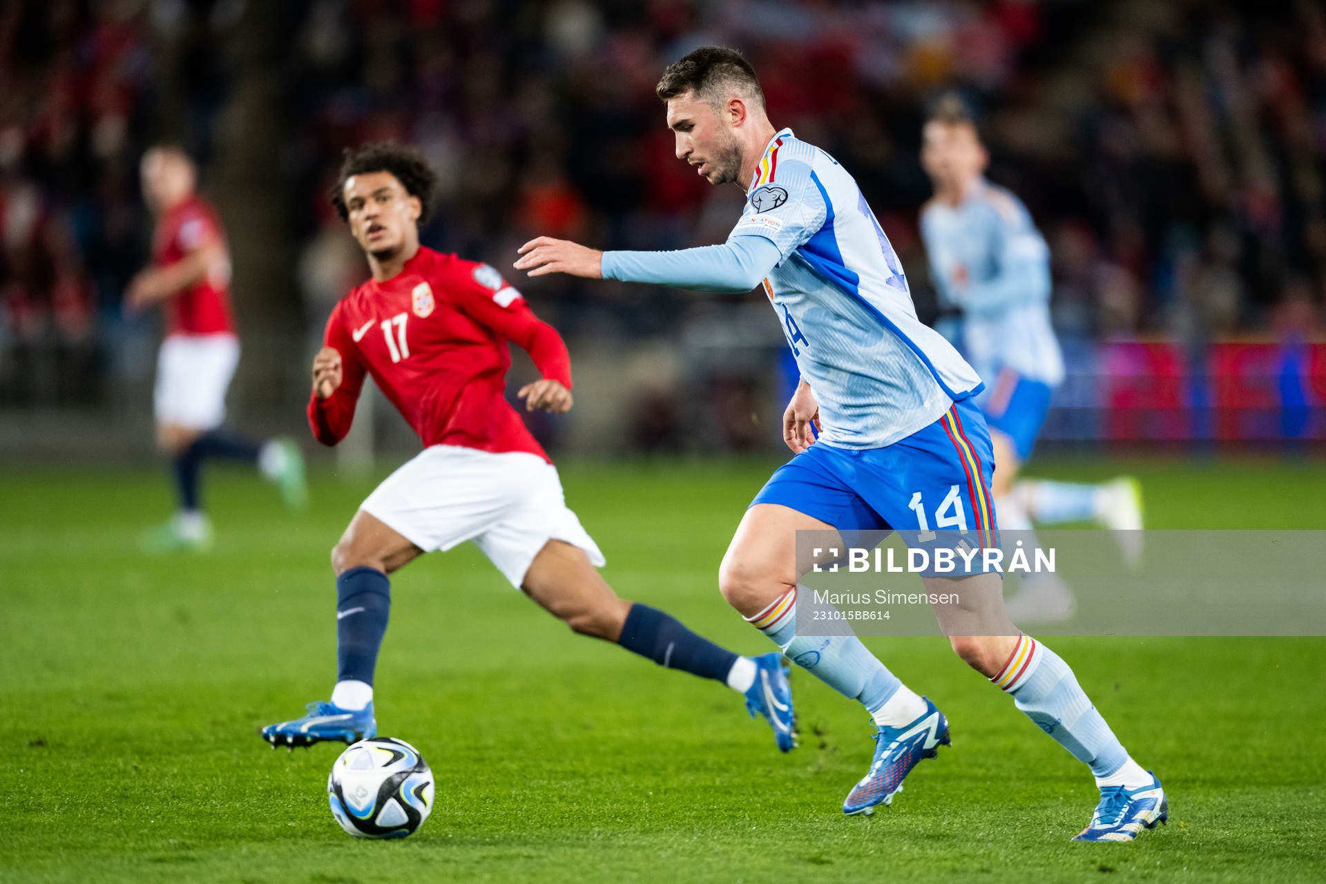 Aymeric Laporte of Spain