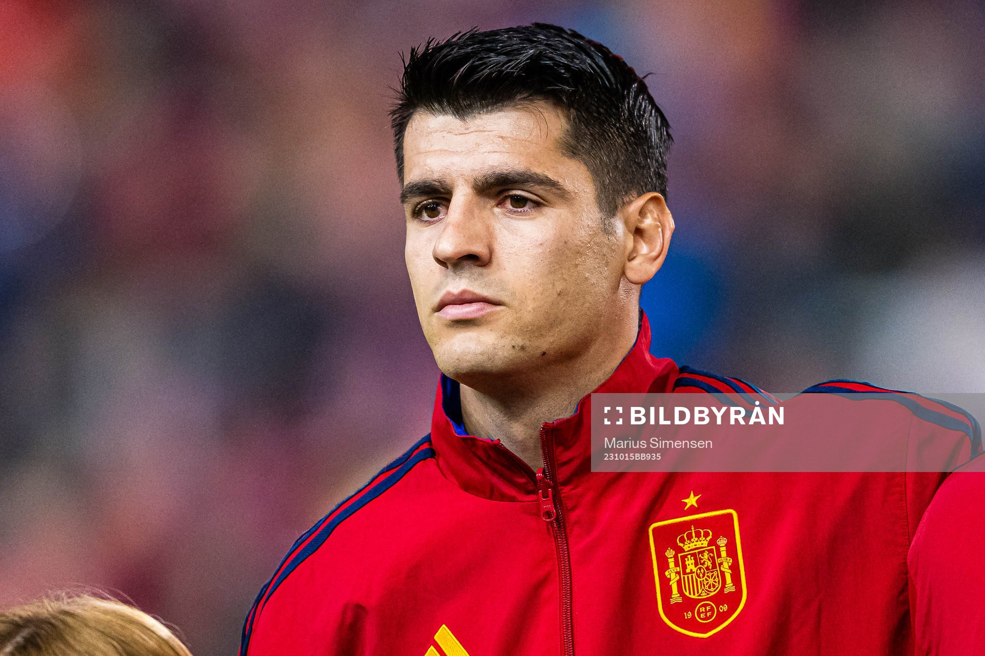 Alvaro Morata of Spain