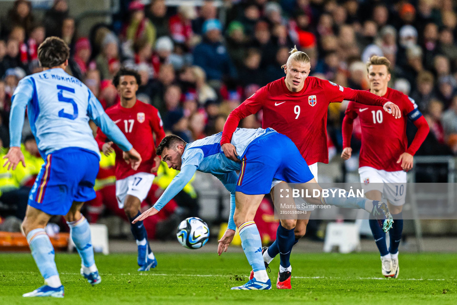 Erling Braut Haaland of Norway