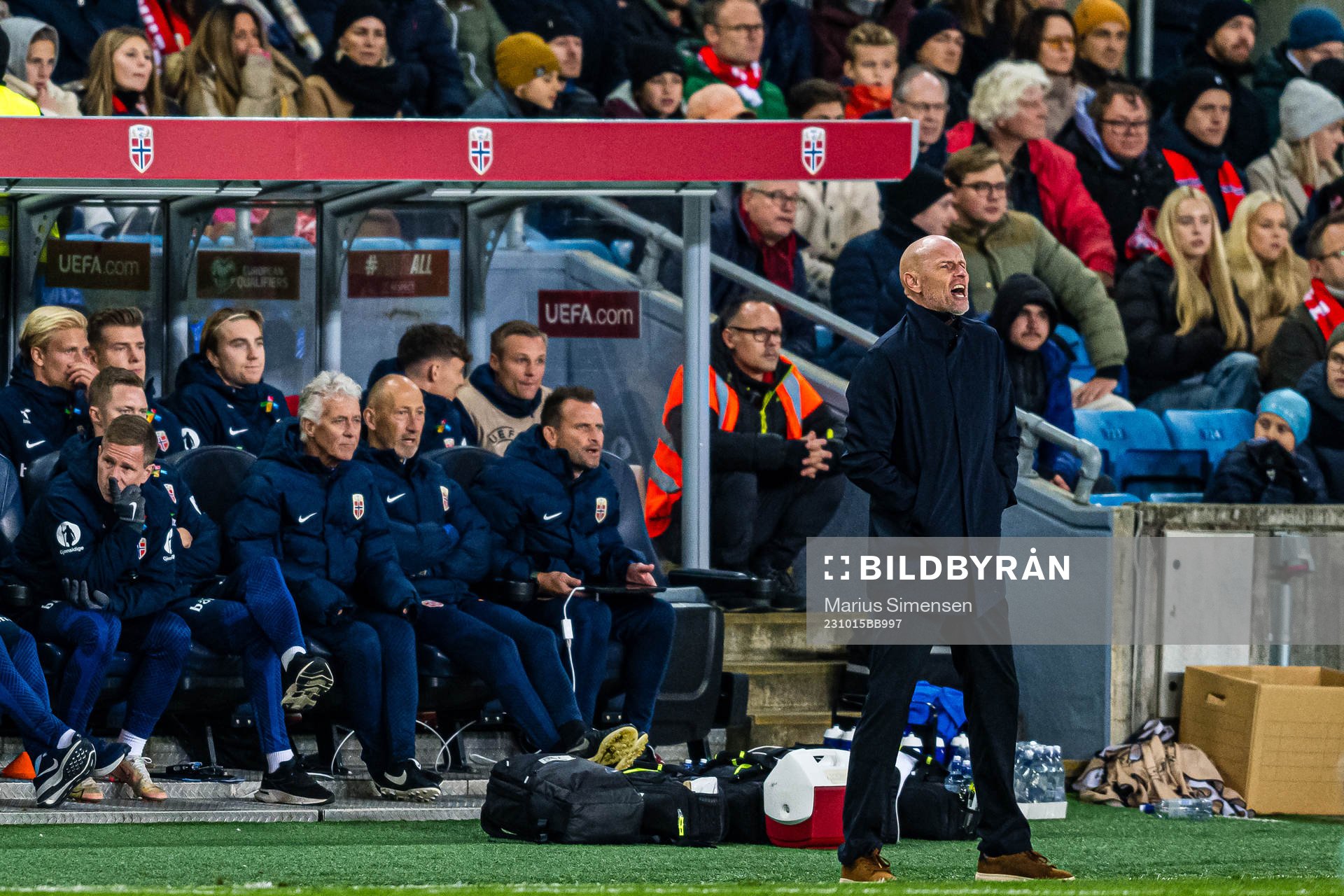Ståle Solbakken, head coach of Norway